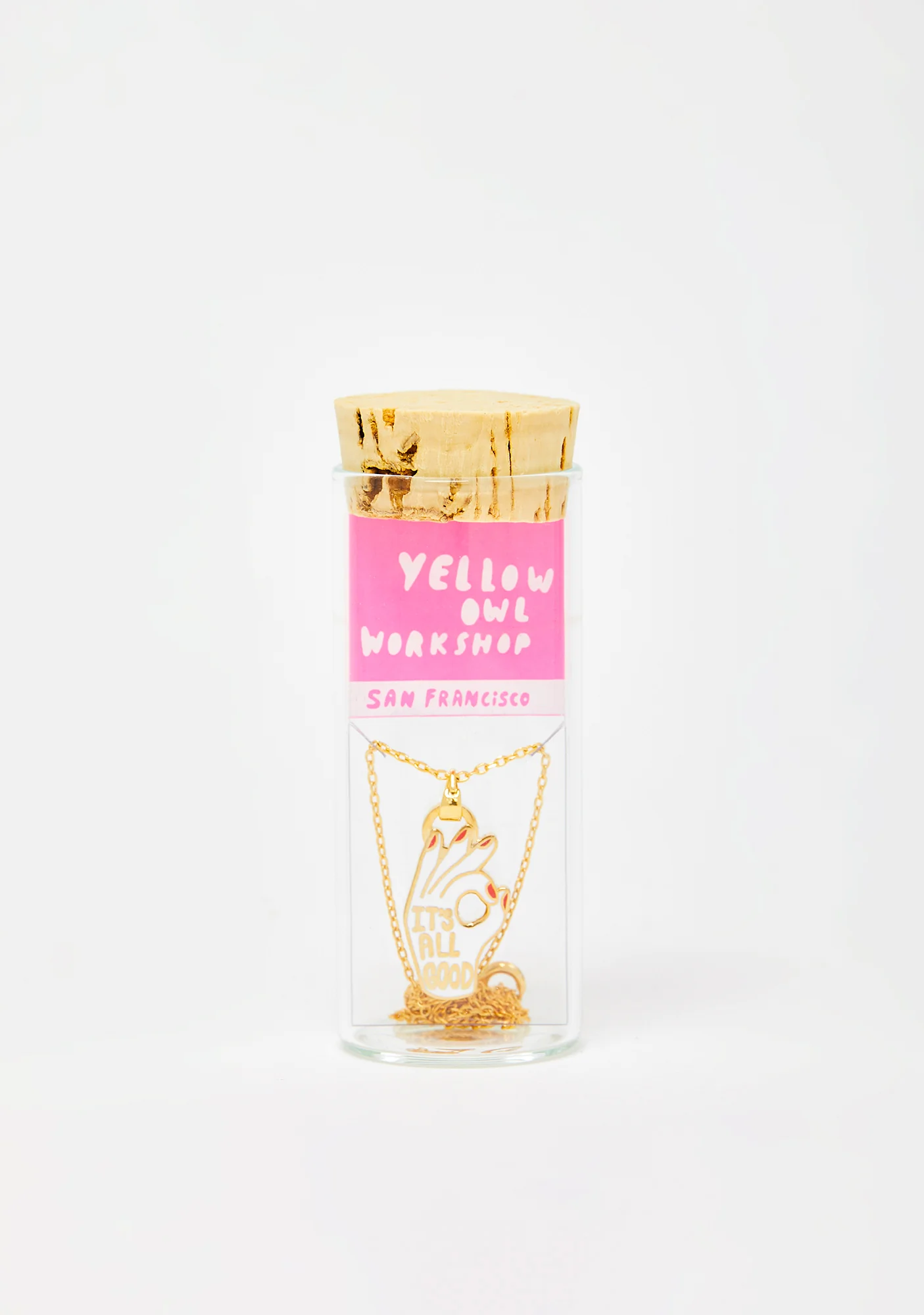All Good Stay Gold Pendant Necklace - Image 4