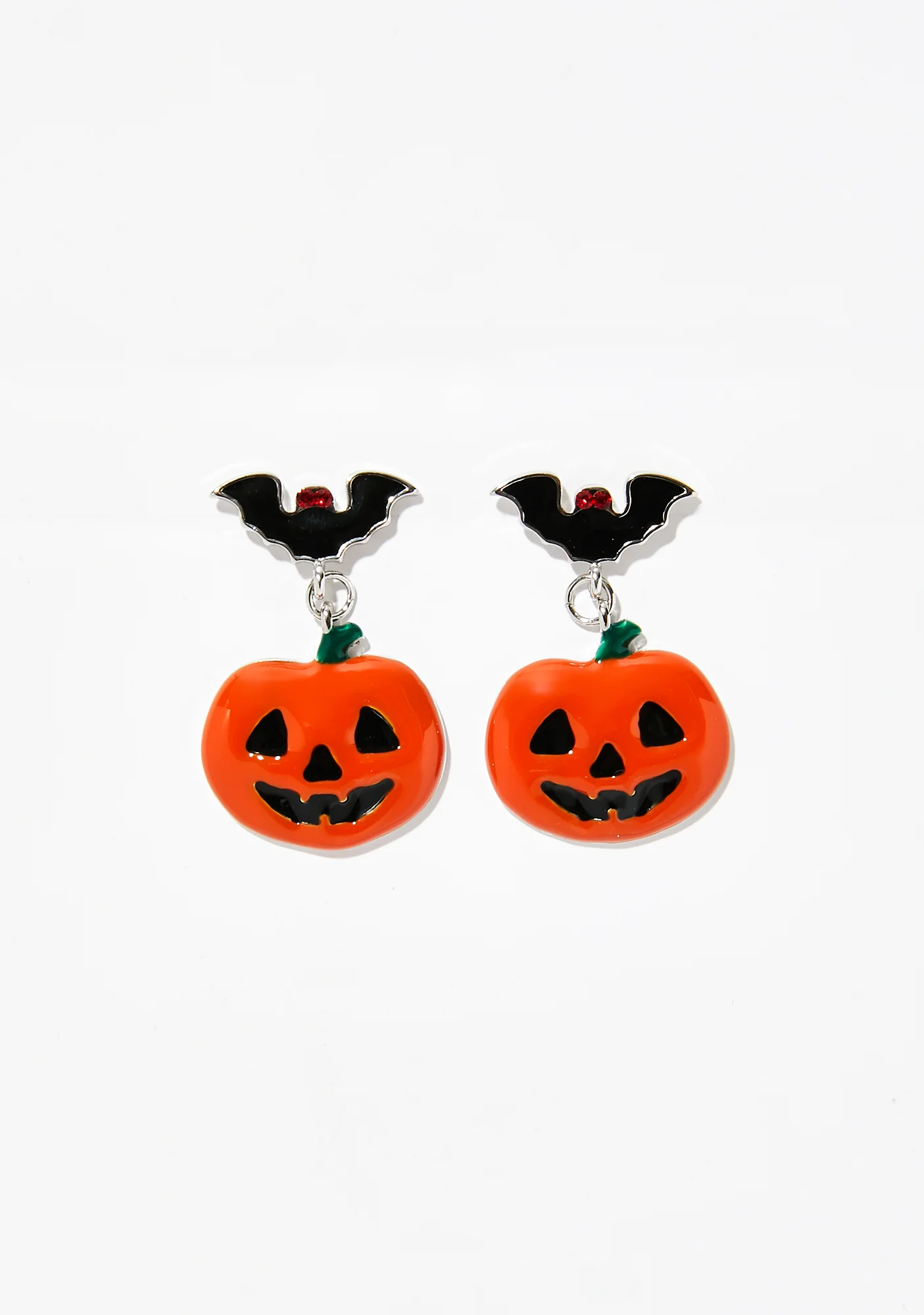 All Hallow's Eve Jack-o-Lantern Earrings - Image 2