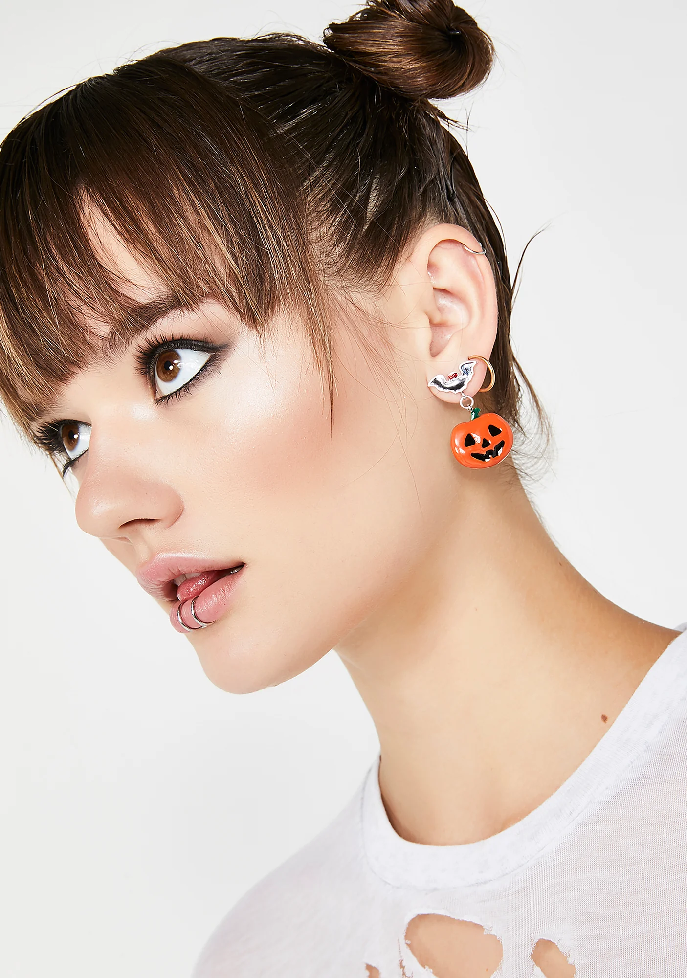 All Hallow's Eve Jack-o-Lantern Earrings - Image 3