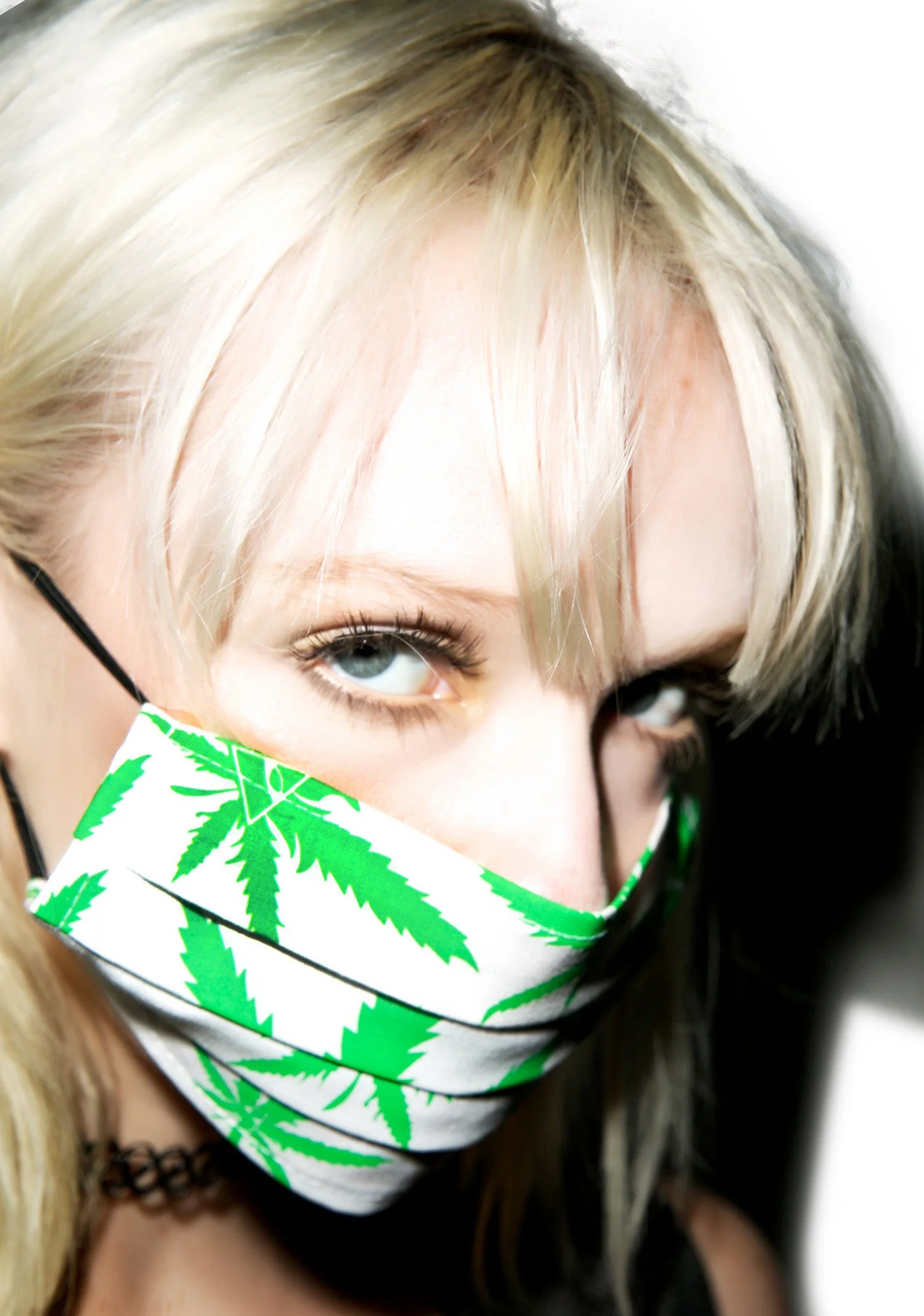 All Seeing Mary Dust Mask - Green - Image 4