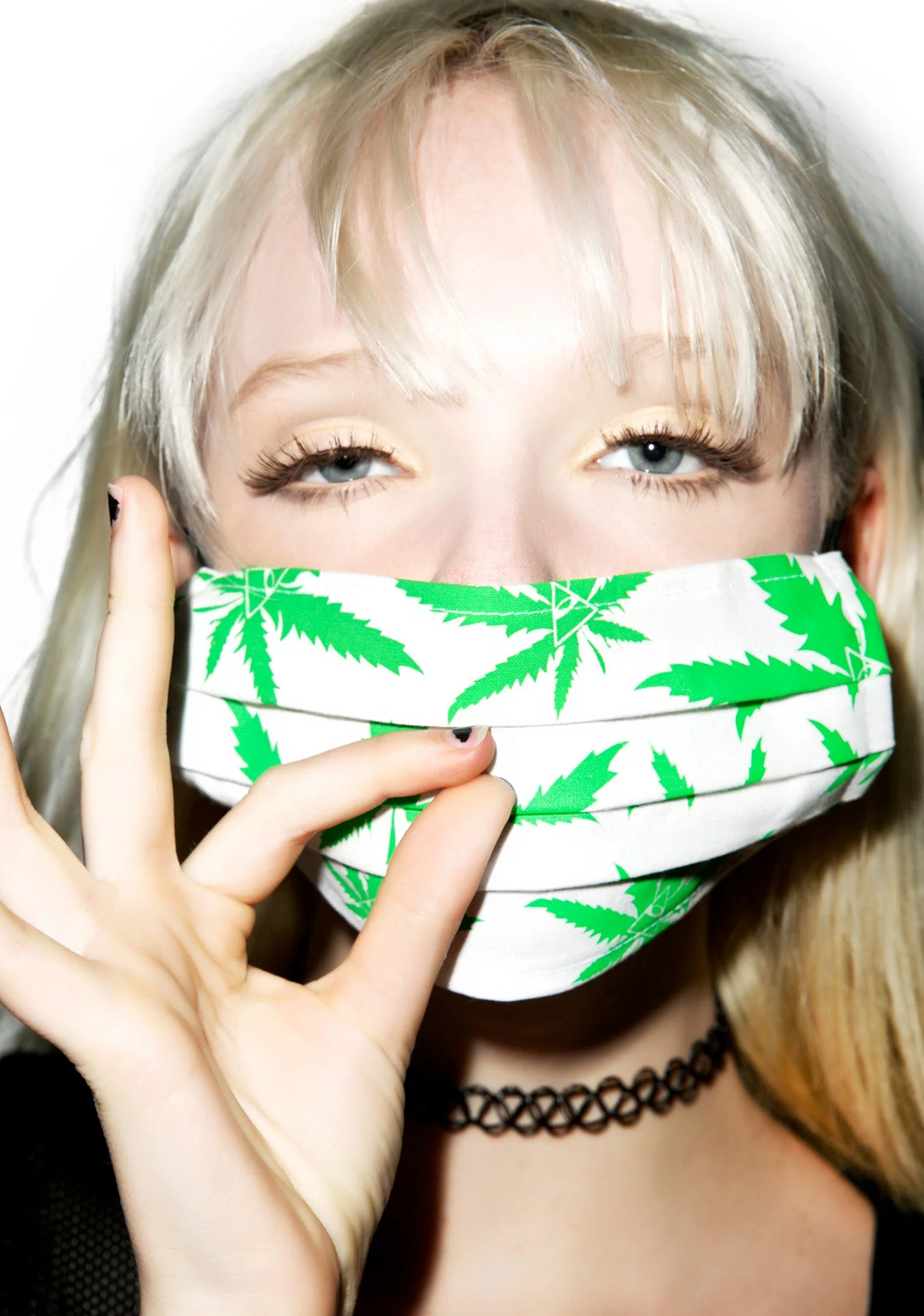 All Seeing Mary Dust Mask - Green - Image 7