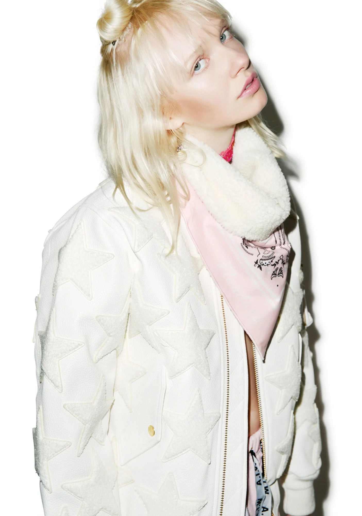 All Star Patched Candy Jacket - Light Blue - Image 4