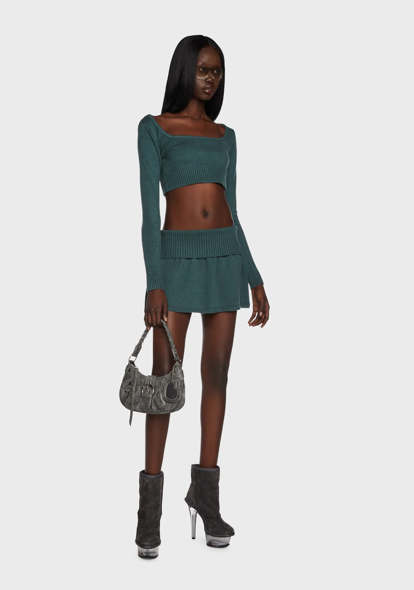Allure Knitted Crop Top - Image 2