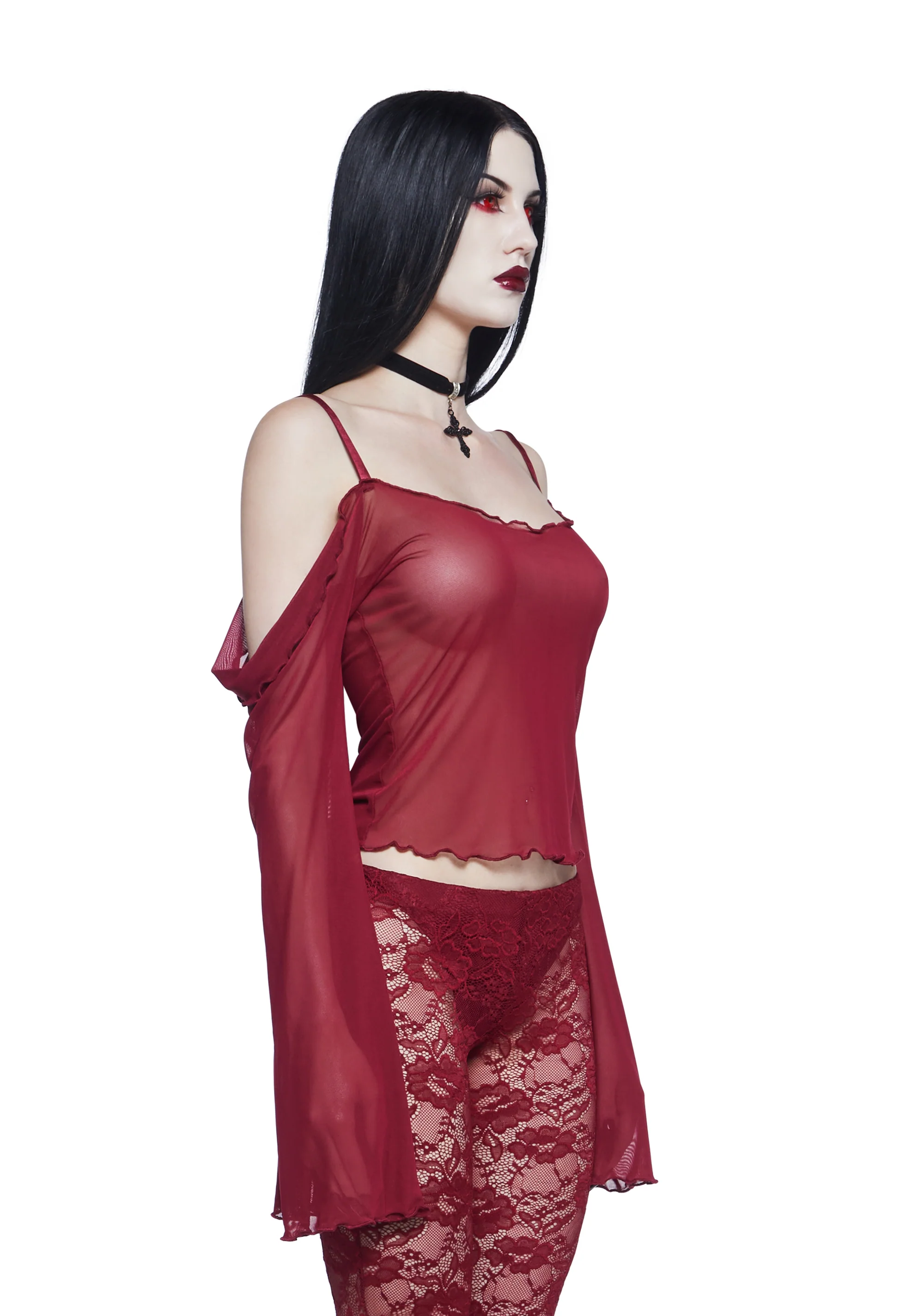 Alluring Secret Chiffon Blouse - Image 3