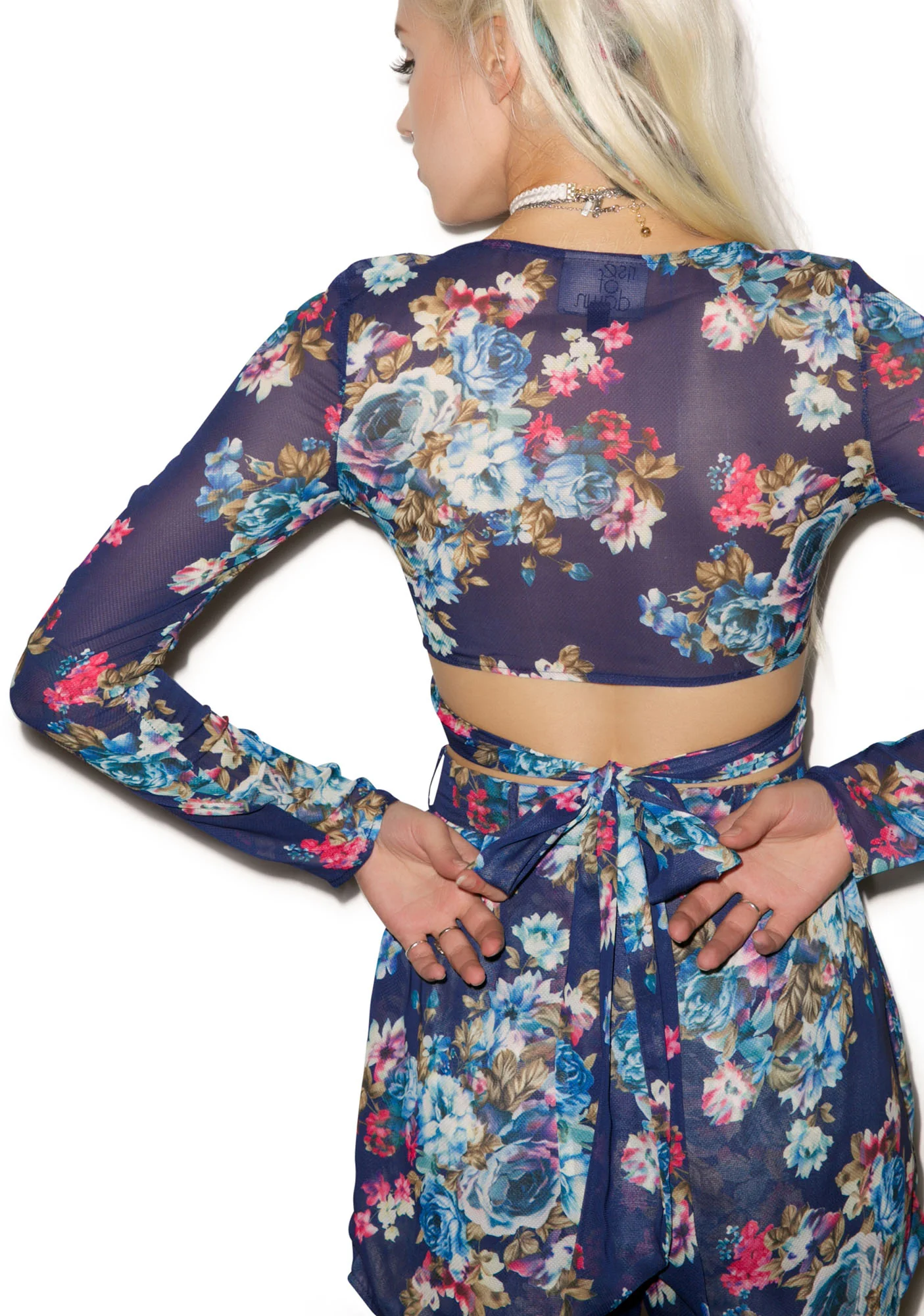 Almost Enough Wrap Front Crop Top - Image 3