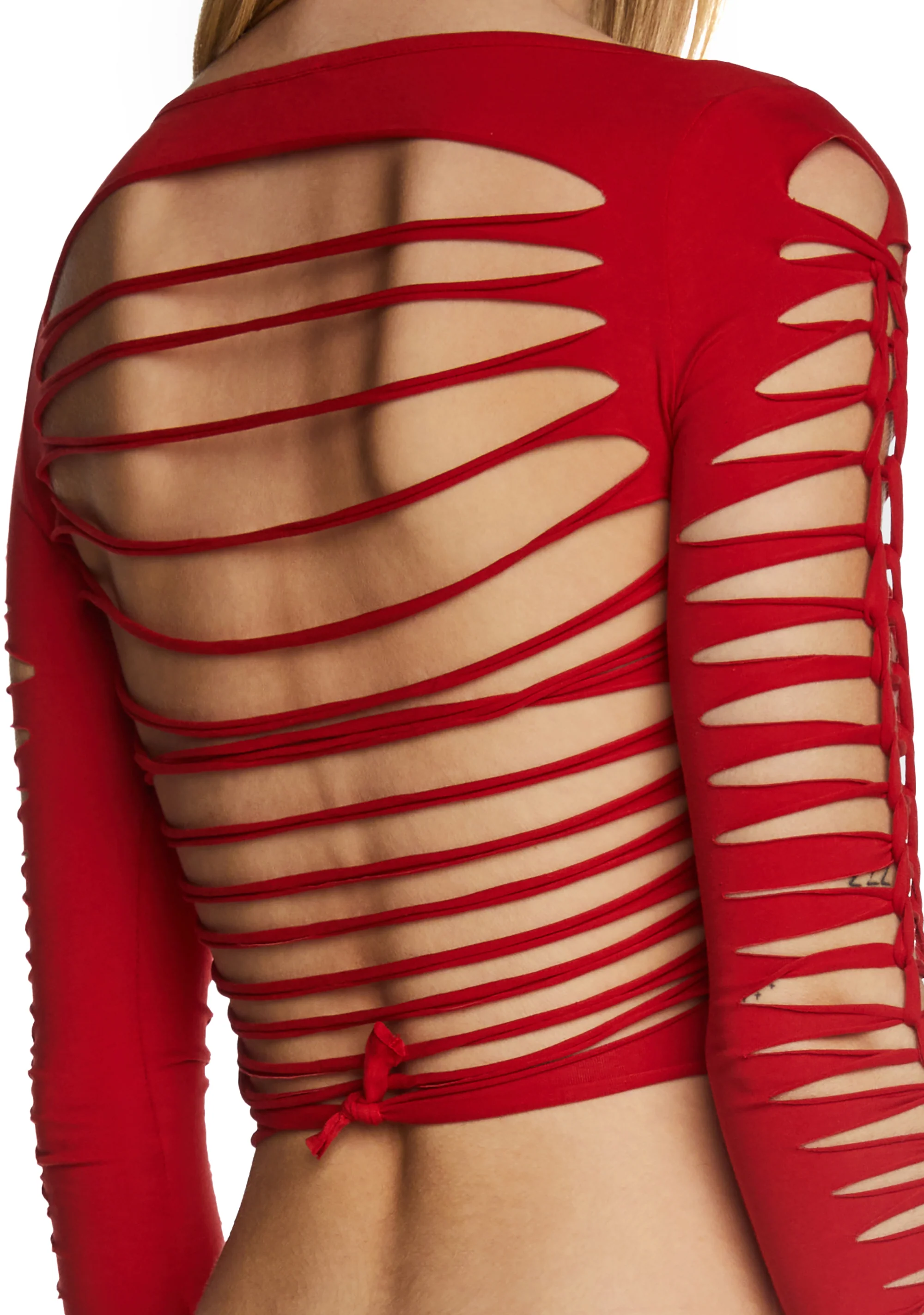Alternative Spells Long Sleeve Top - Red - Image 6
