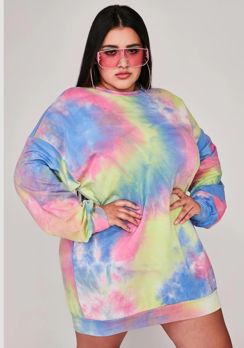 Always Chasing Daybreak Tie Dye Dress - Image 2