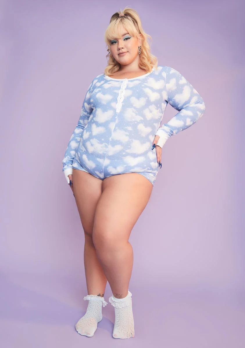 Always Dreaming Of You Thermal Romper - Image 3