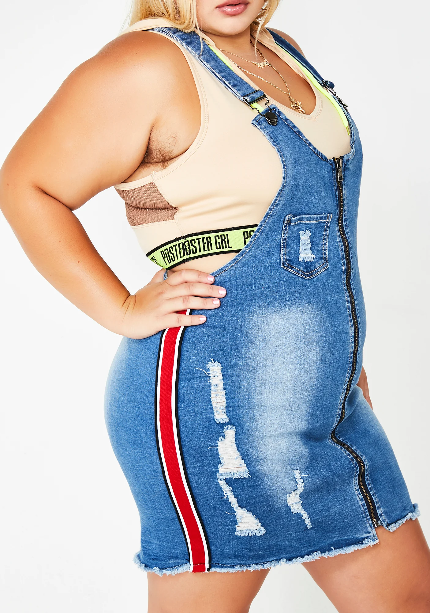 Always Numba One Denim Dress - Image 3