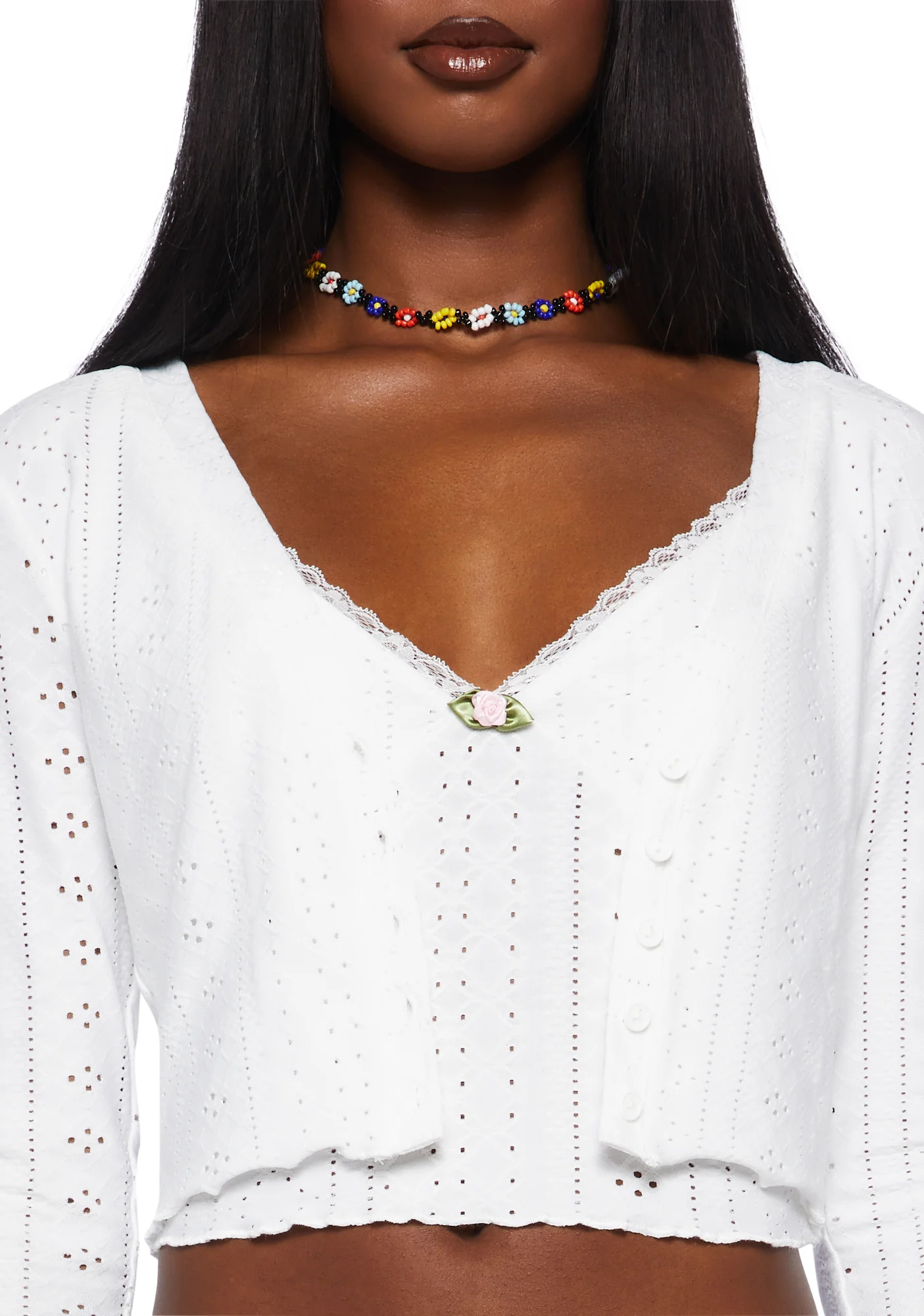 Always Right Cardigan Set - White - Image 5