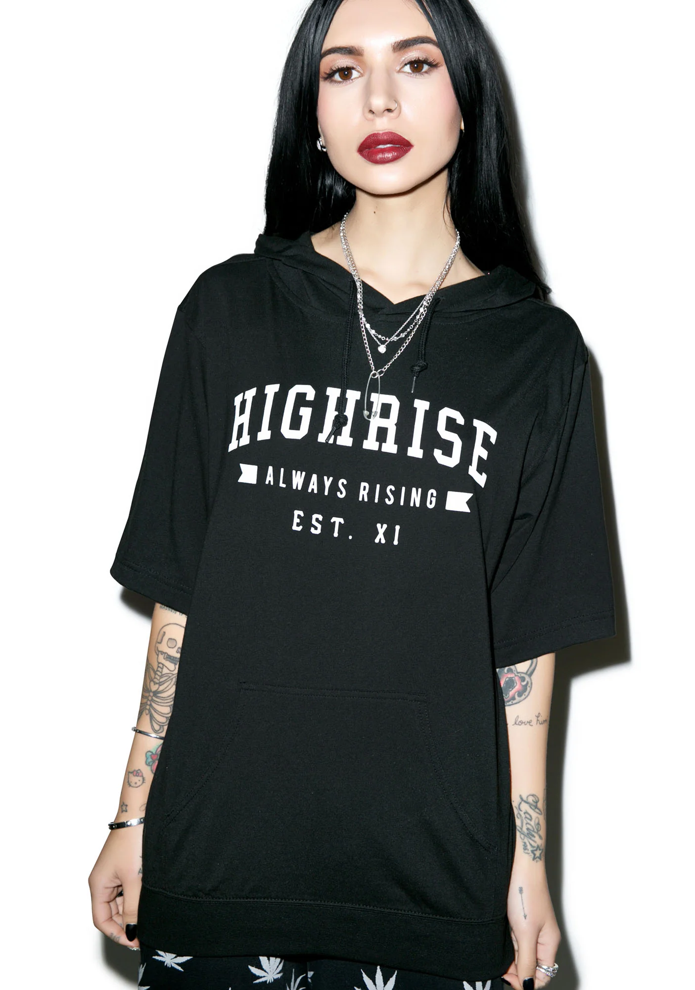 Always Rising Short Sleeve Hoodie - Image 2