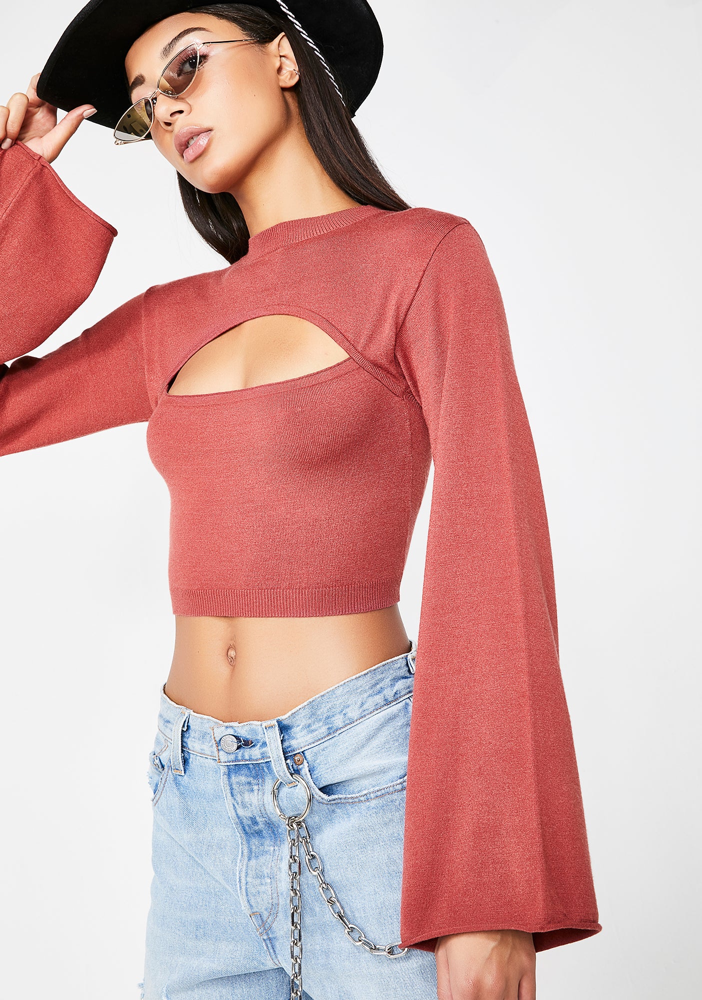 Amber Hot Lil Honey Long Sleeve Sweater - Image 2