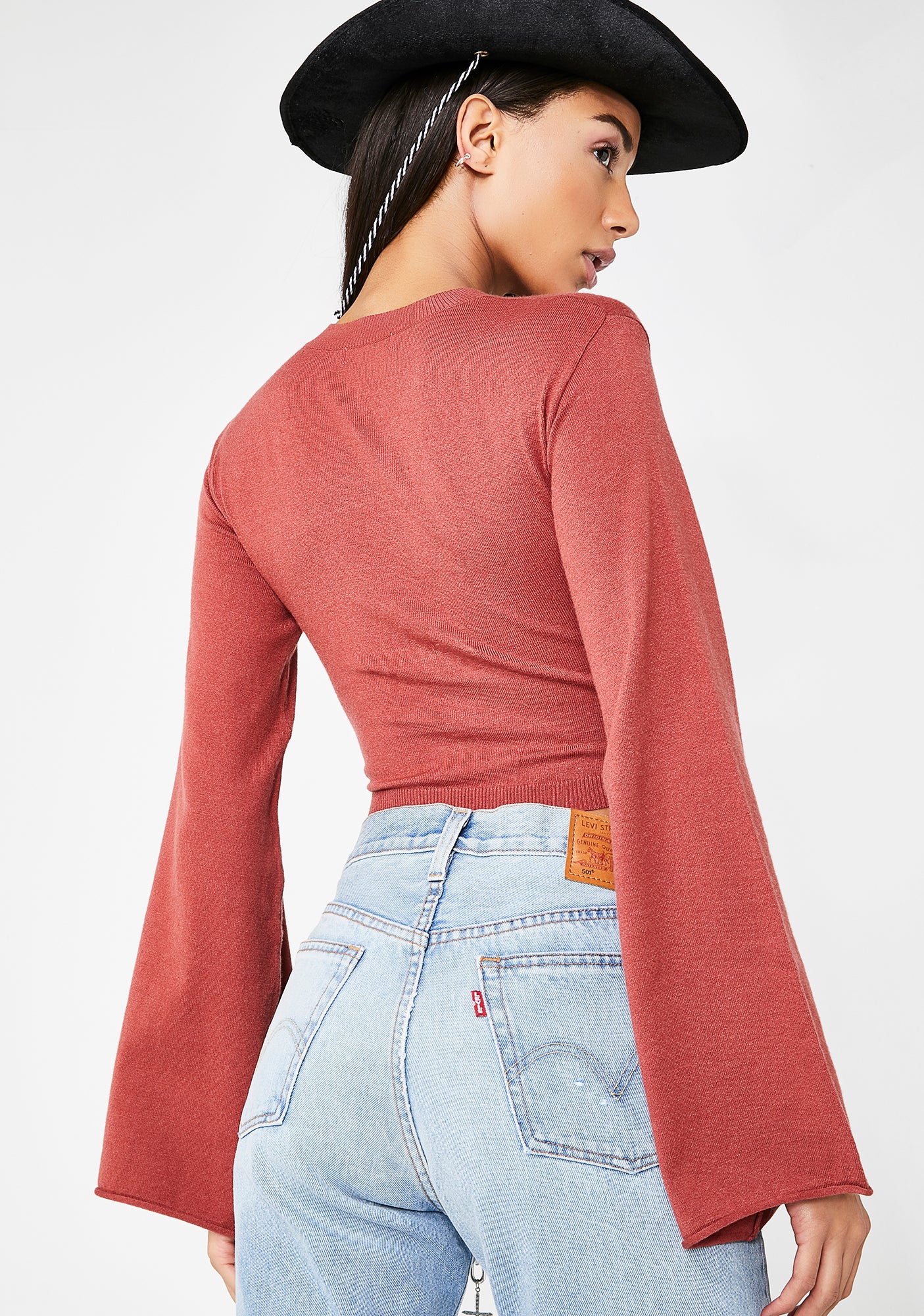 Amber Hot Lil Honey Long Sleeve Sweater - Image 4