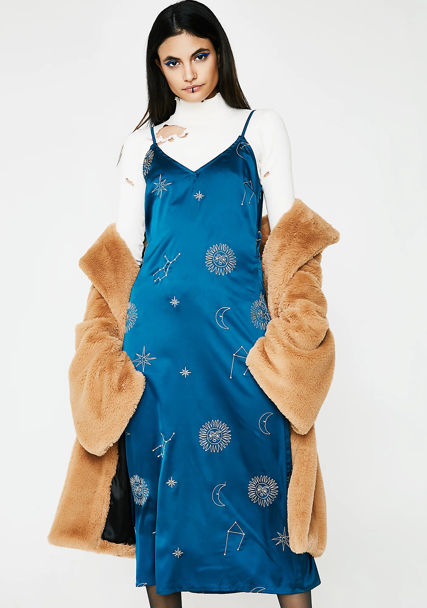 Among The Stars Slip Dress - Image 2