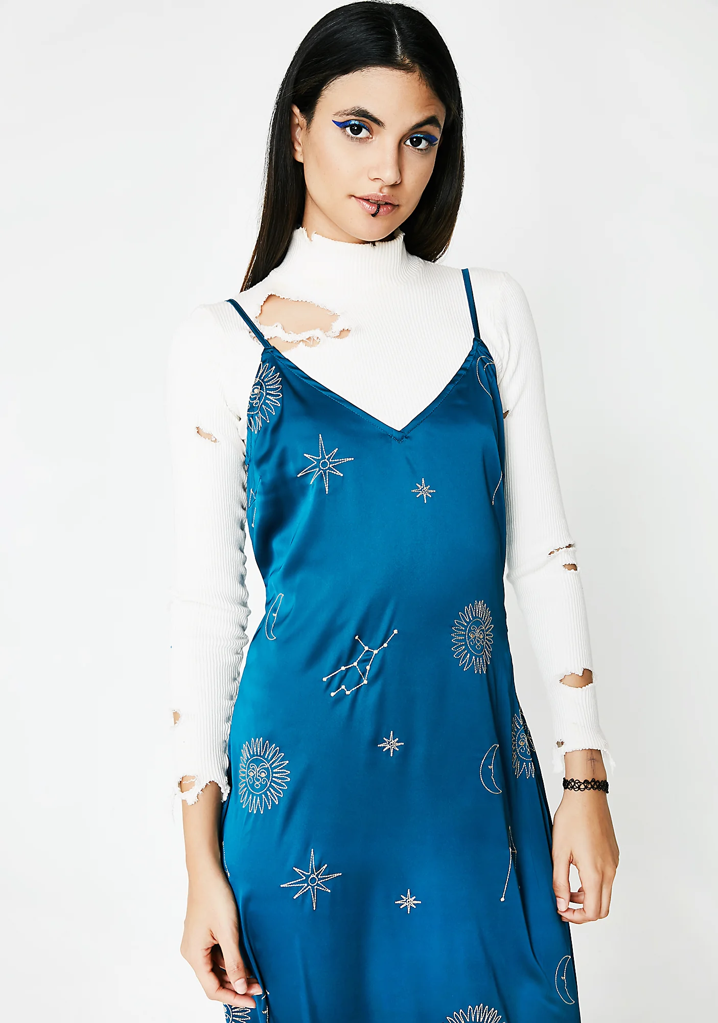 Among The Stars Slip Dress - Image 3