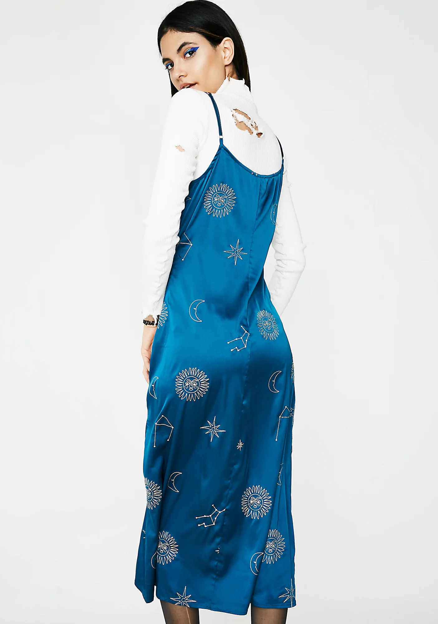 Among The Stars Slip Dress - Image 4
