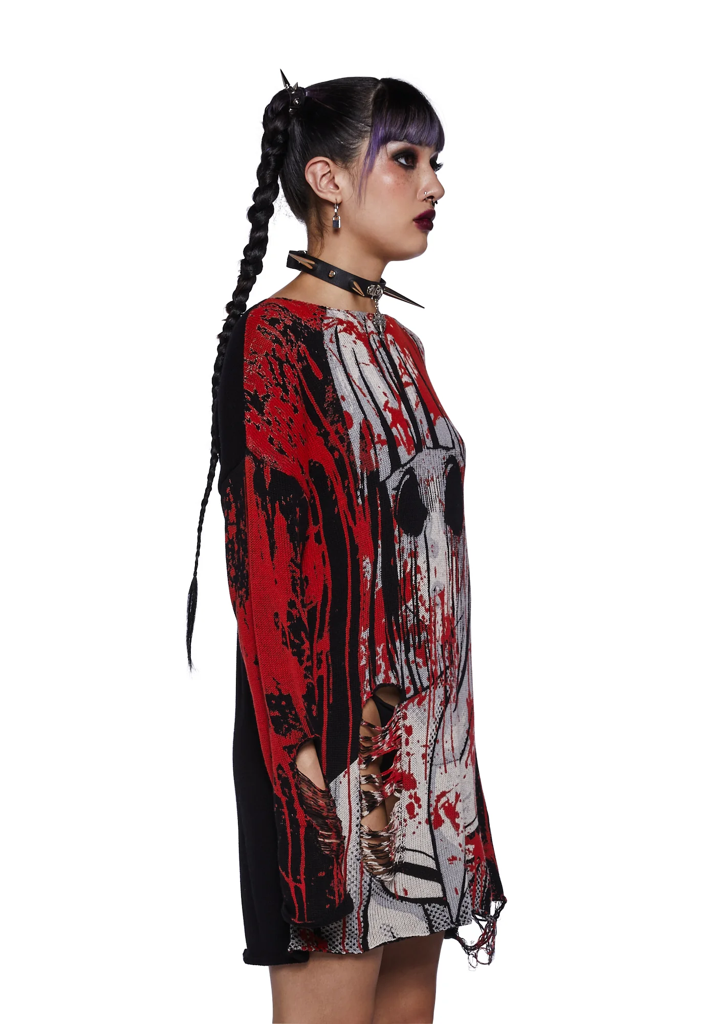 Analog Horror Oversized Sweater - Image 3