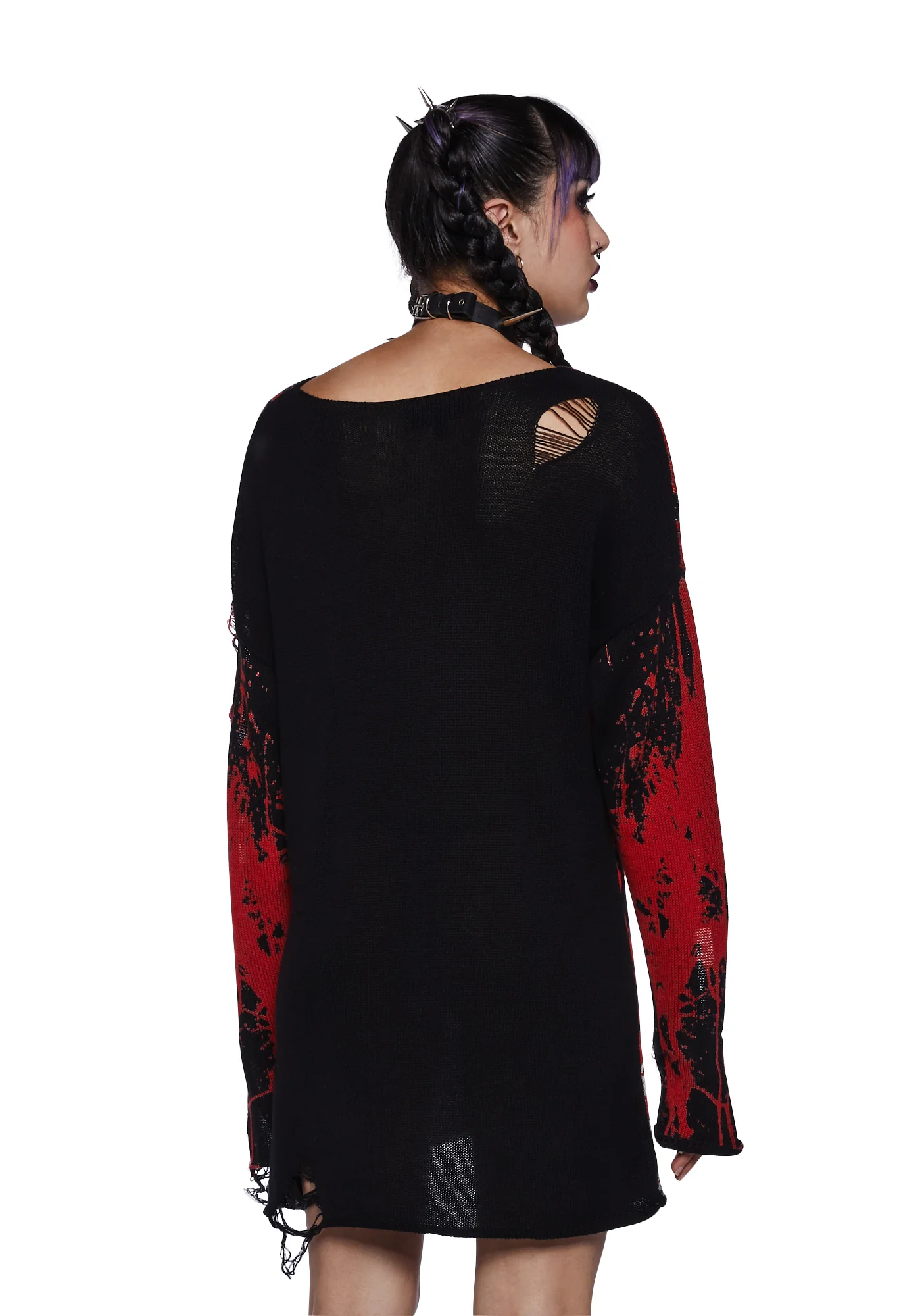 Analog Horror Oversized Sweater - Image 4