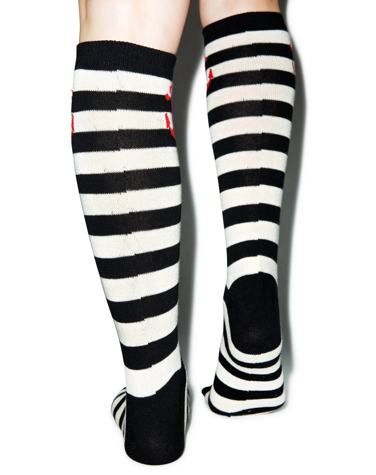 Anchor Stripe Socks - Light Blue - Image 2