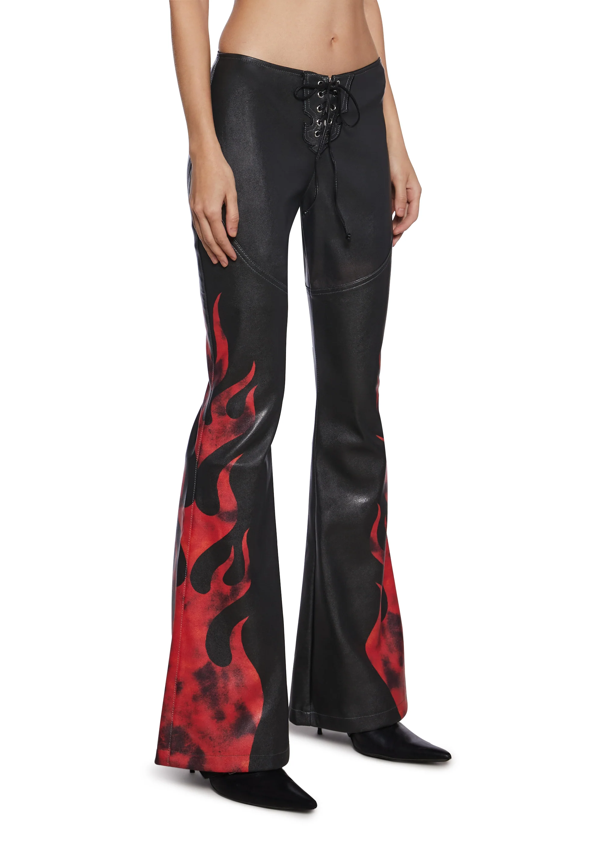 Angel Aflame Lace-Up Pants - Image 3