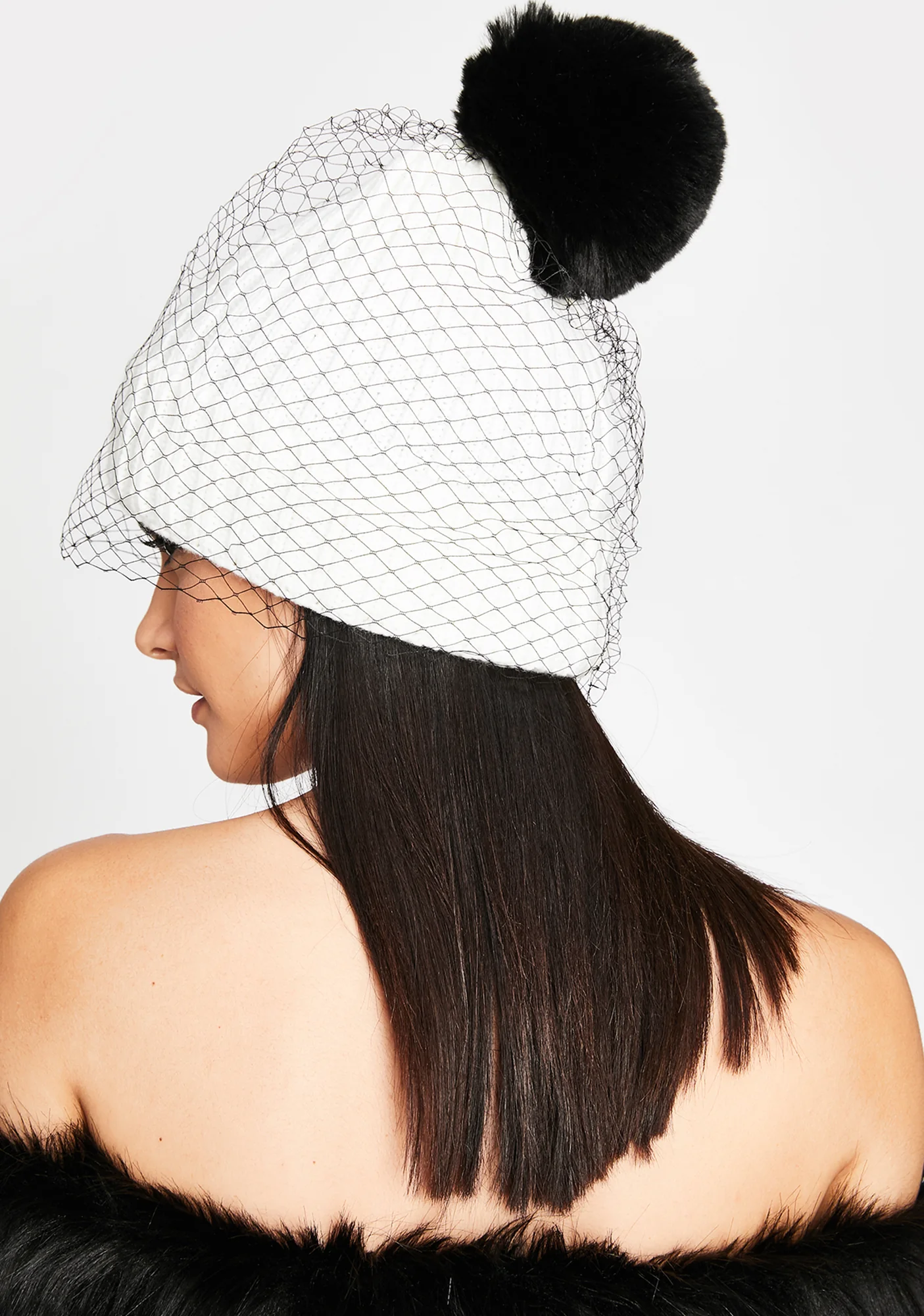 Angel Sad For What Fishnet Beanie - Image 3
