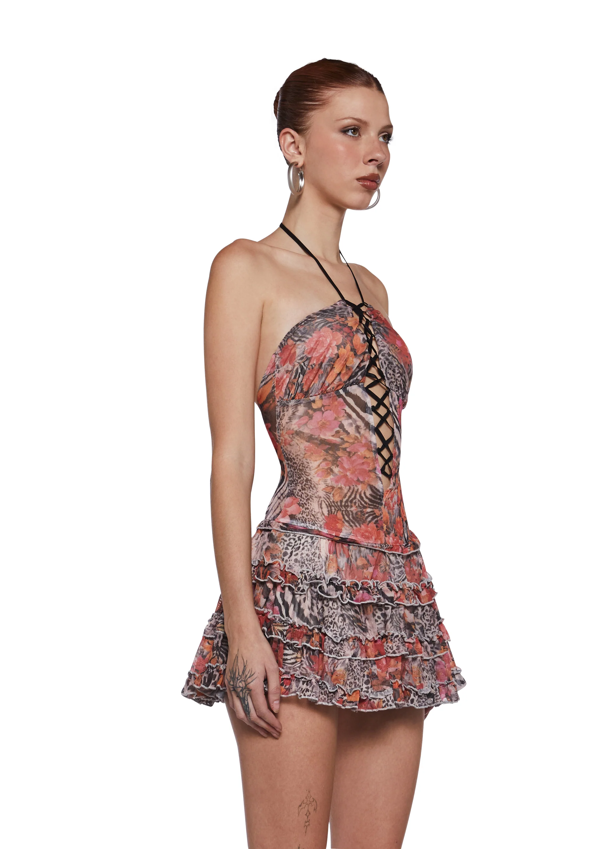 Side Eye Mini Dress - Image 3