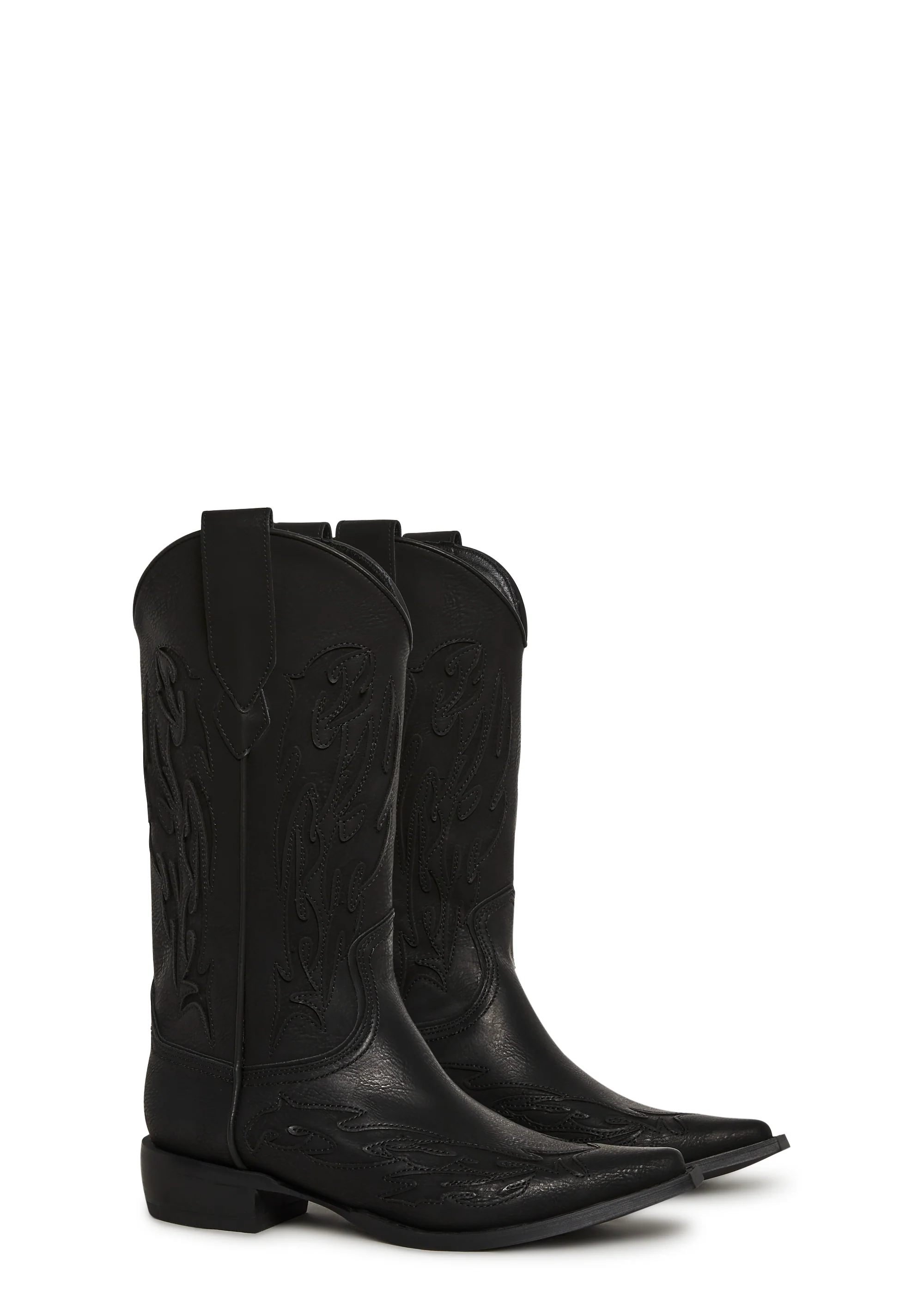 Femme Revolt Cowboy Boots - Black - Image 3