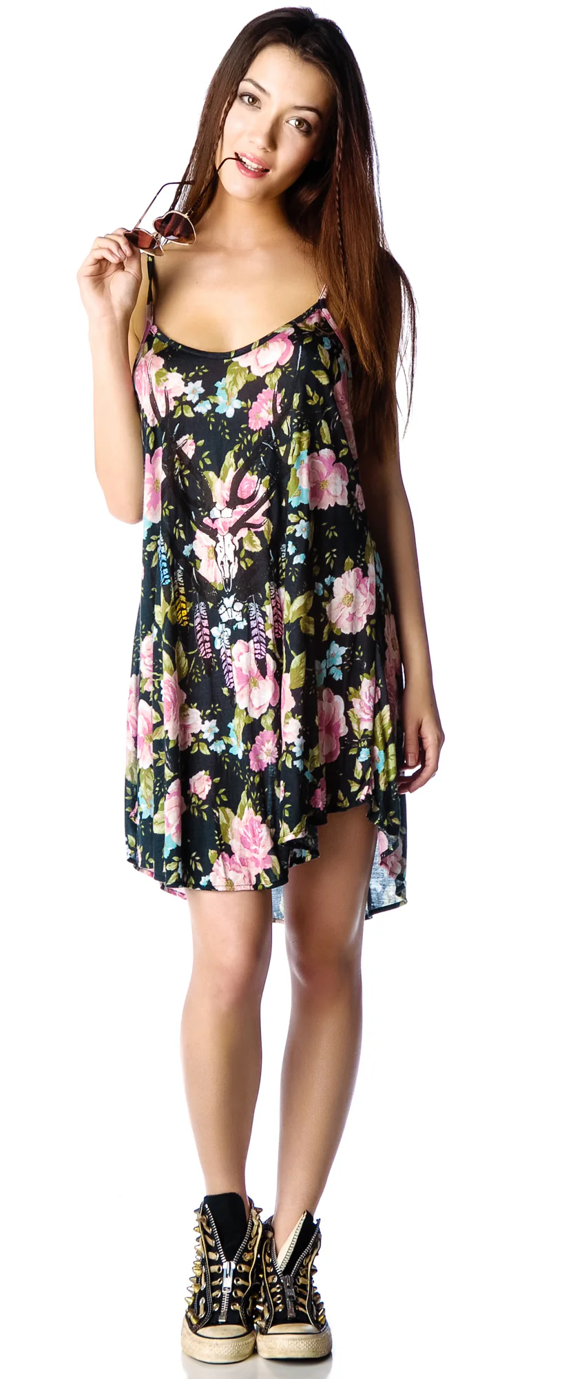 Antler Feathers Slip Dress - Image 9