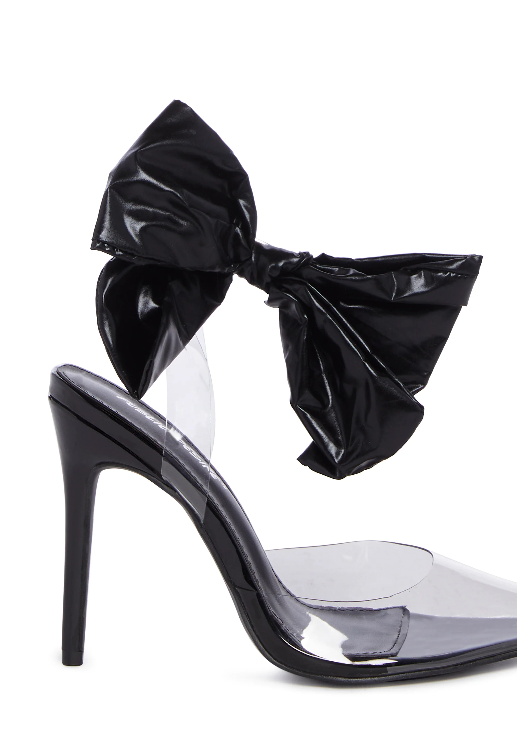 Aphrodite Bow Heels- Black - Image 2