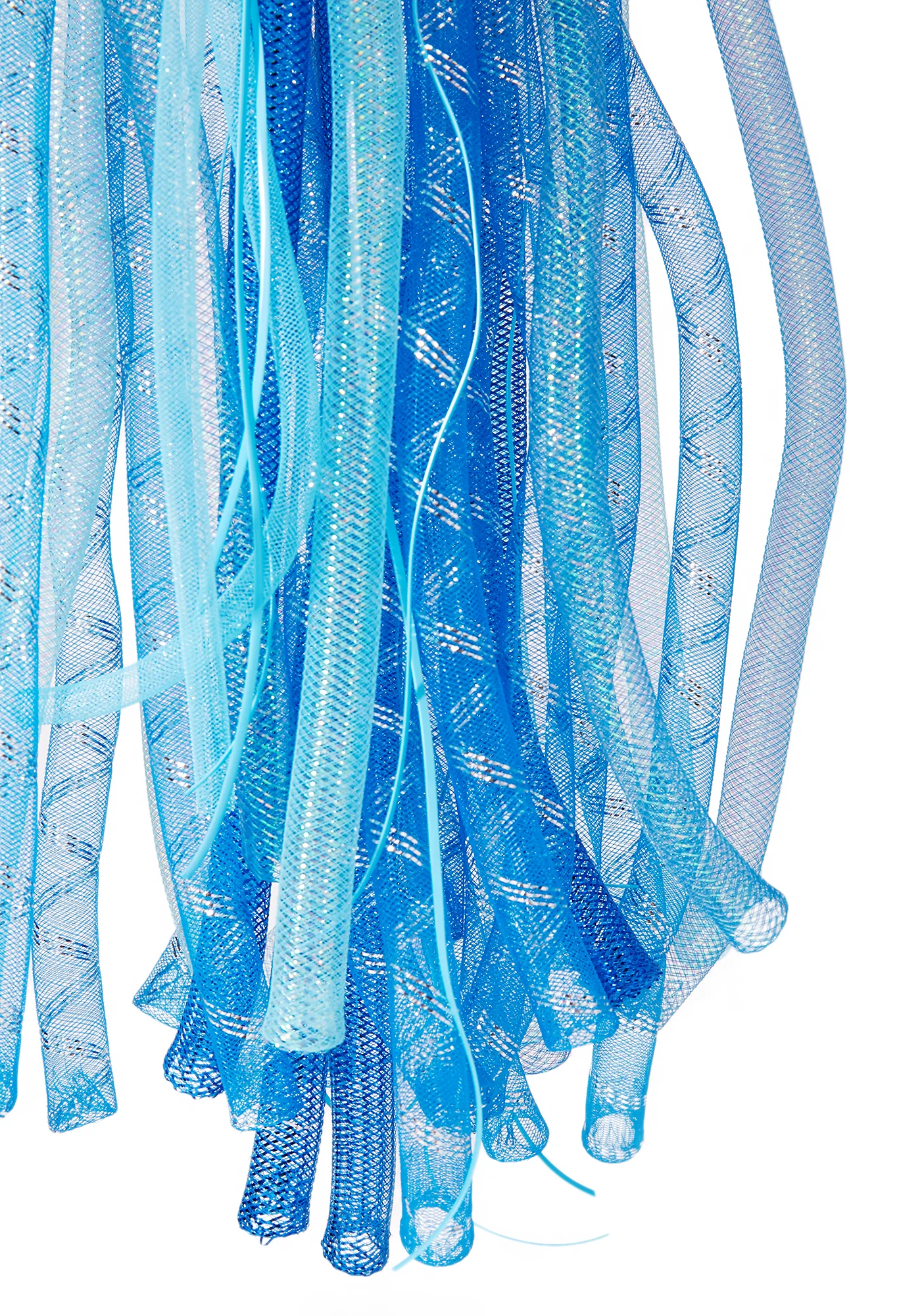 Aqua Cyberlox Tie-In Hair Falls - Image 3