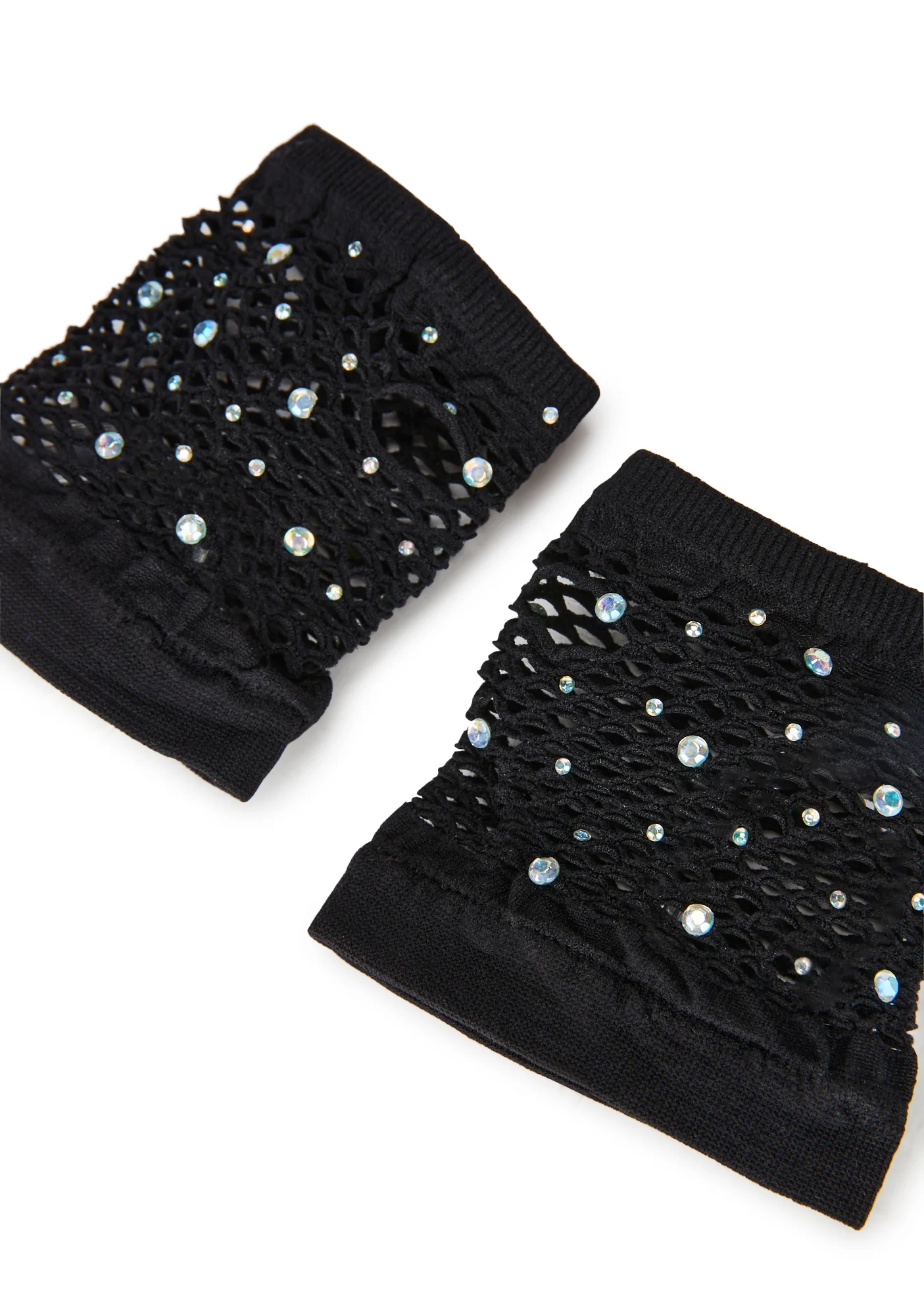 Artificial Friends Fishnet Gloves - Black - Image 2