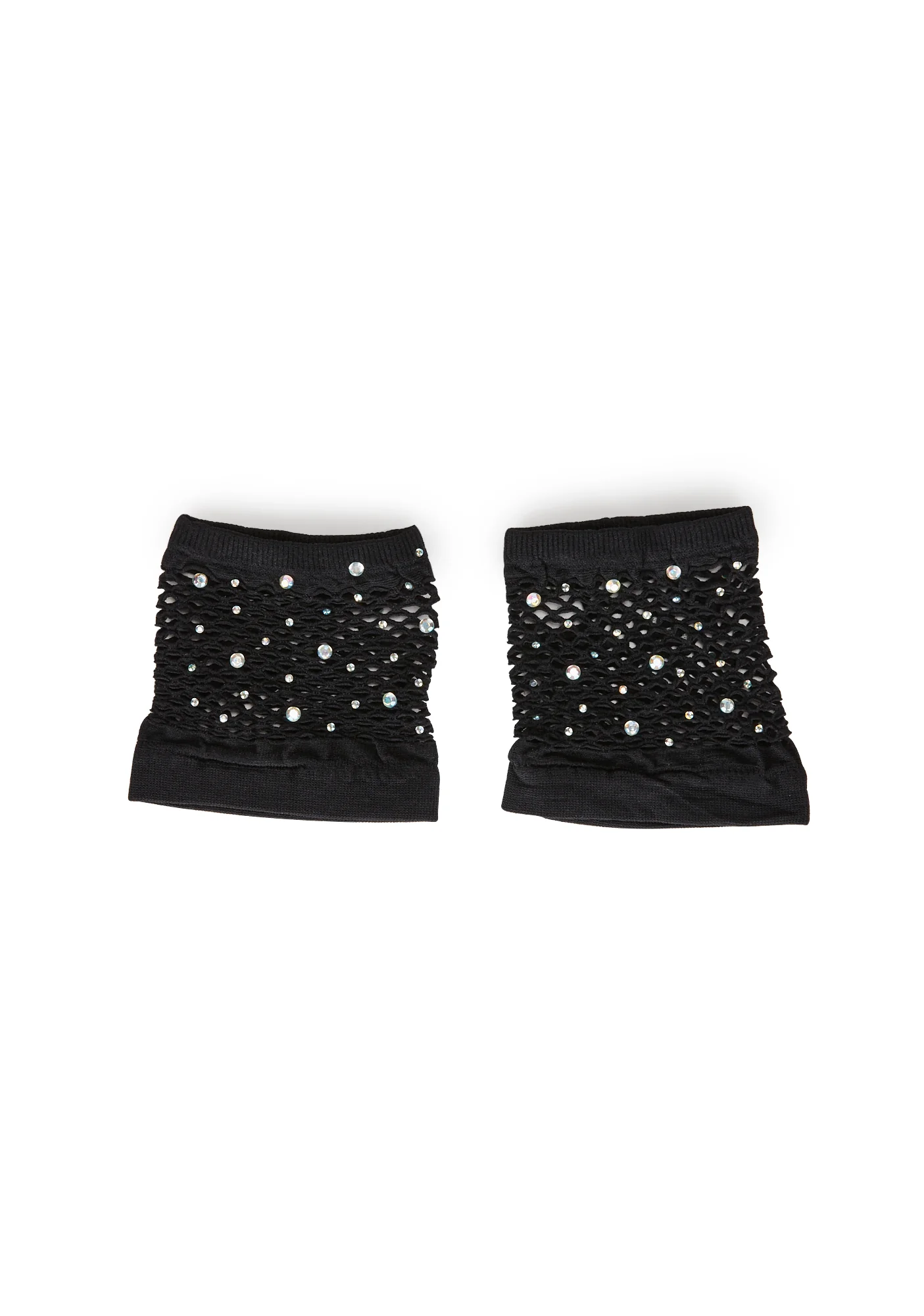 Artificial Friends Fishnet Gloves - Black - Image 3