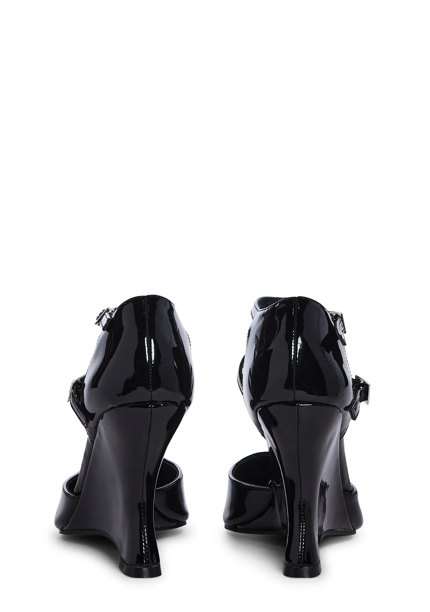 Aspiration Wedge Heels- Black - Image 4