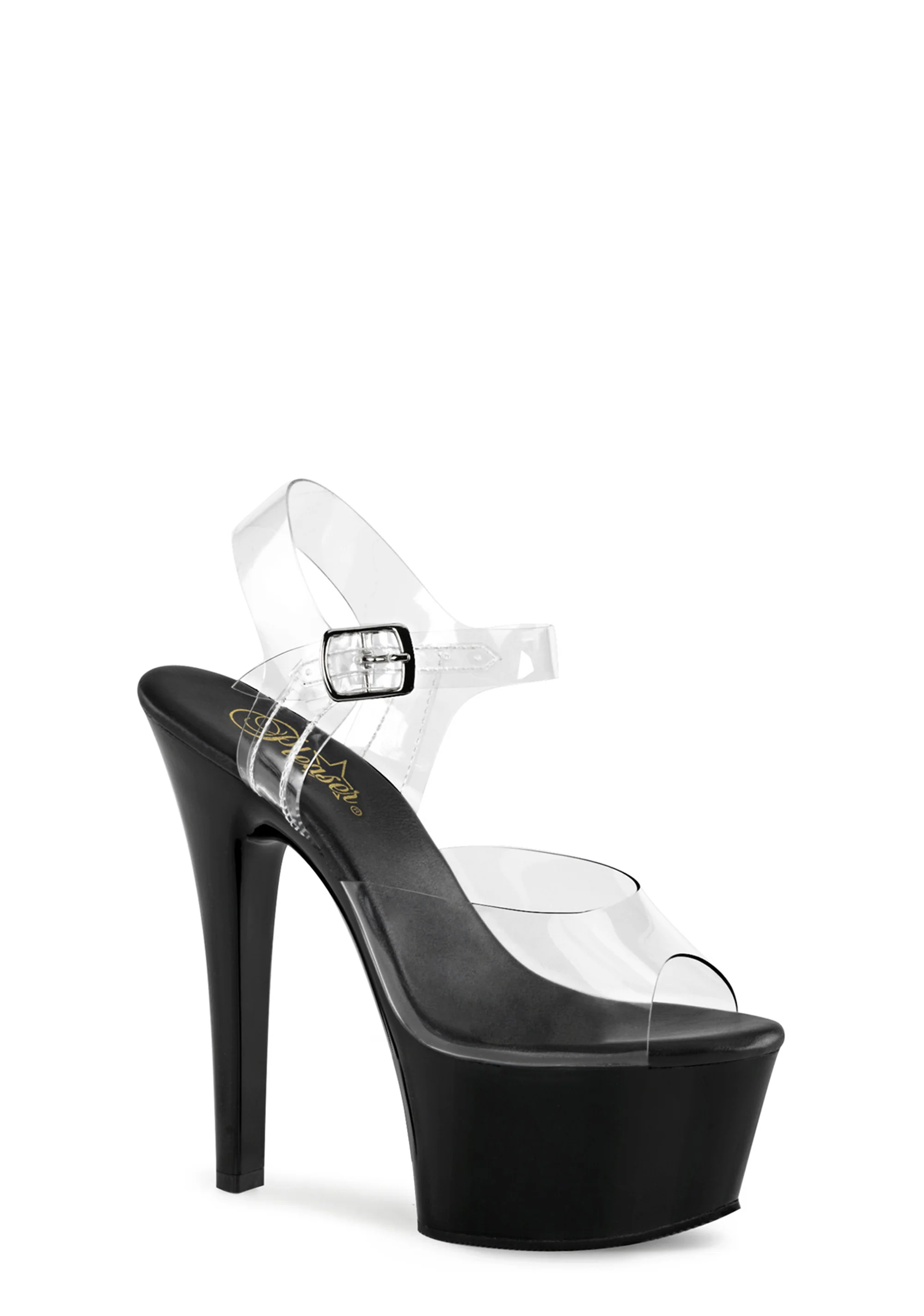 Aspire-608 Platform Ankle Strap Sandals-Black - Image 5