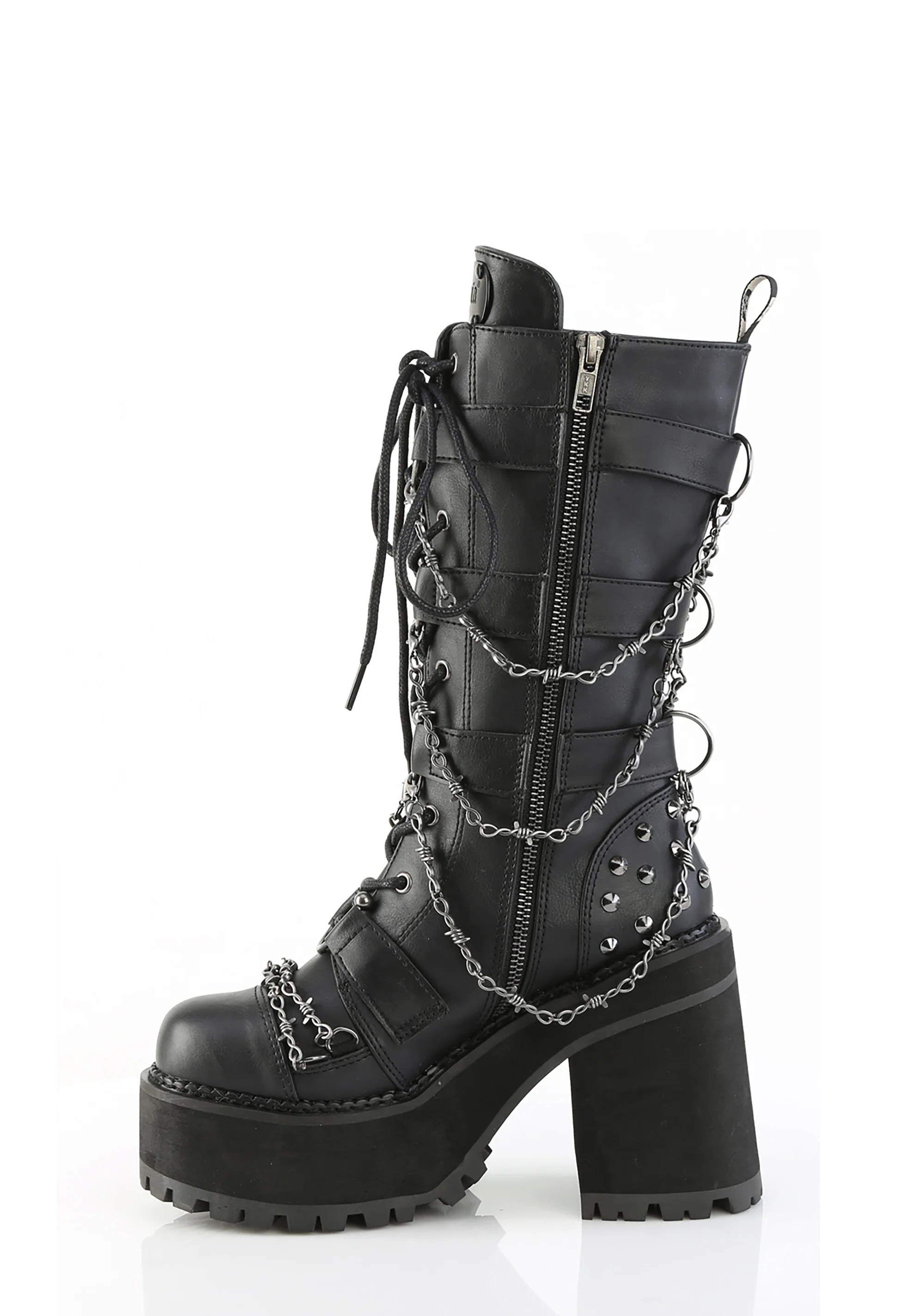 Assault-117 Platform Mid-Calf Boots - Image 5