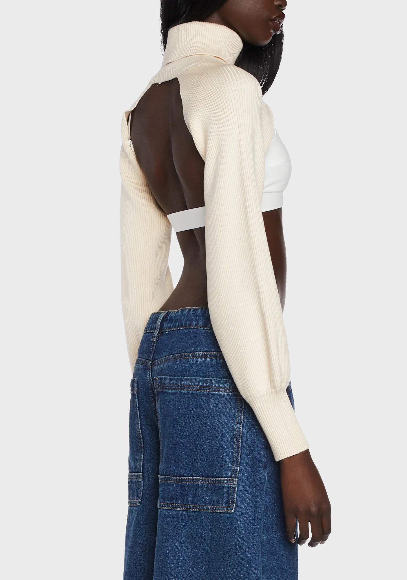 Astrid Turtle Neck Shrug Sweater - Image 5
