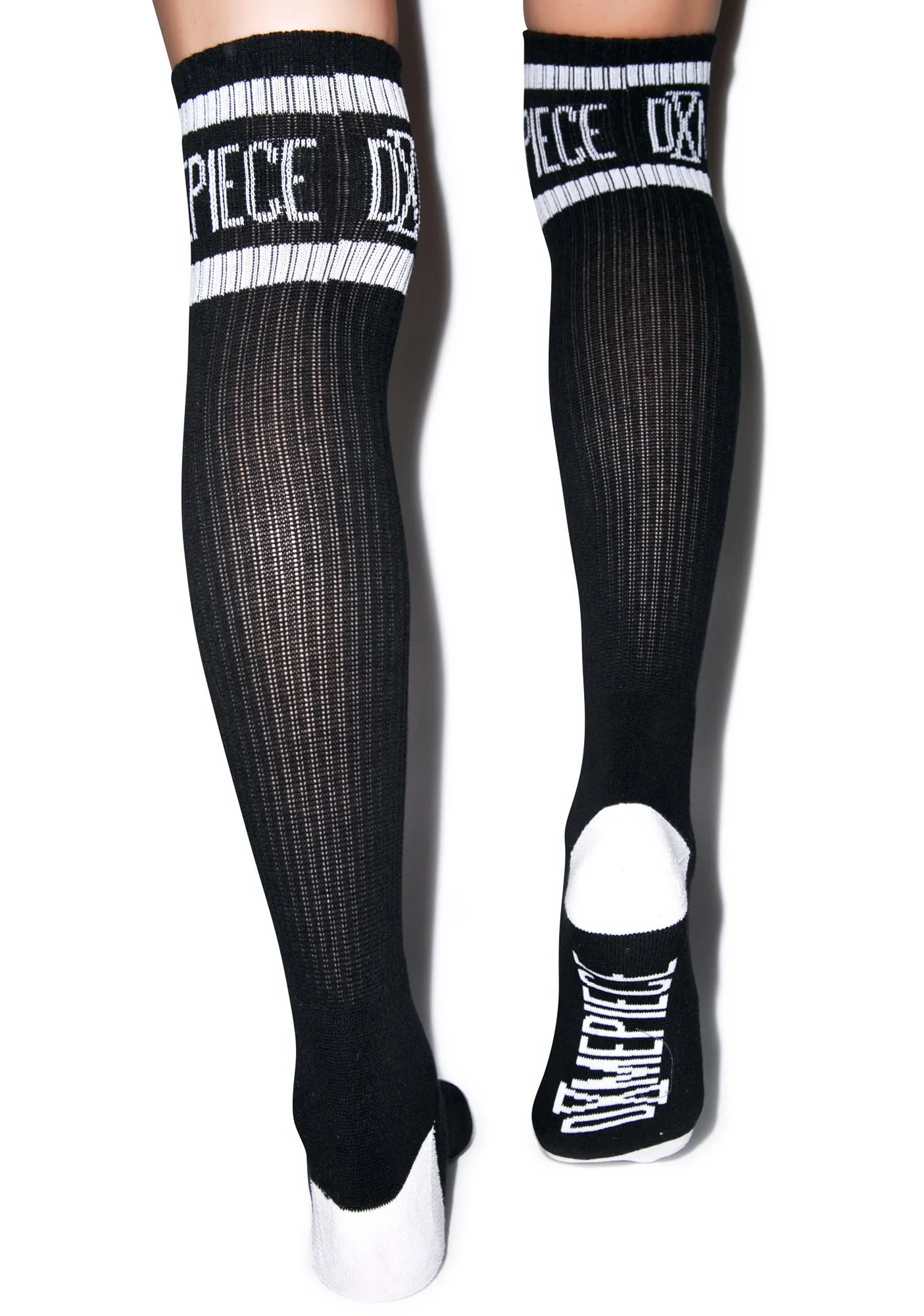 Athletic Logo Knee High Socks - White - Image 7