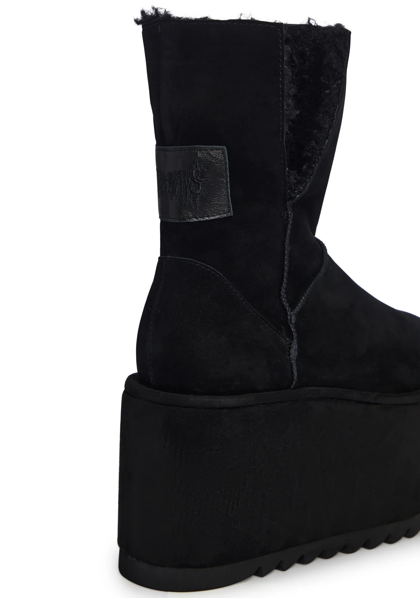Atmosphere Fleece Lined Suede Platform Boots - Image 2