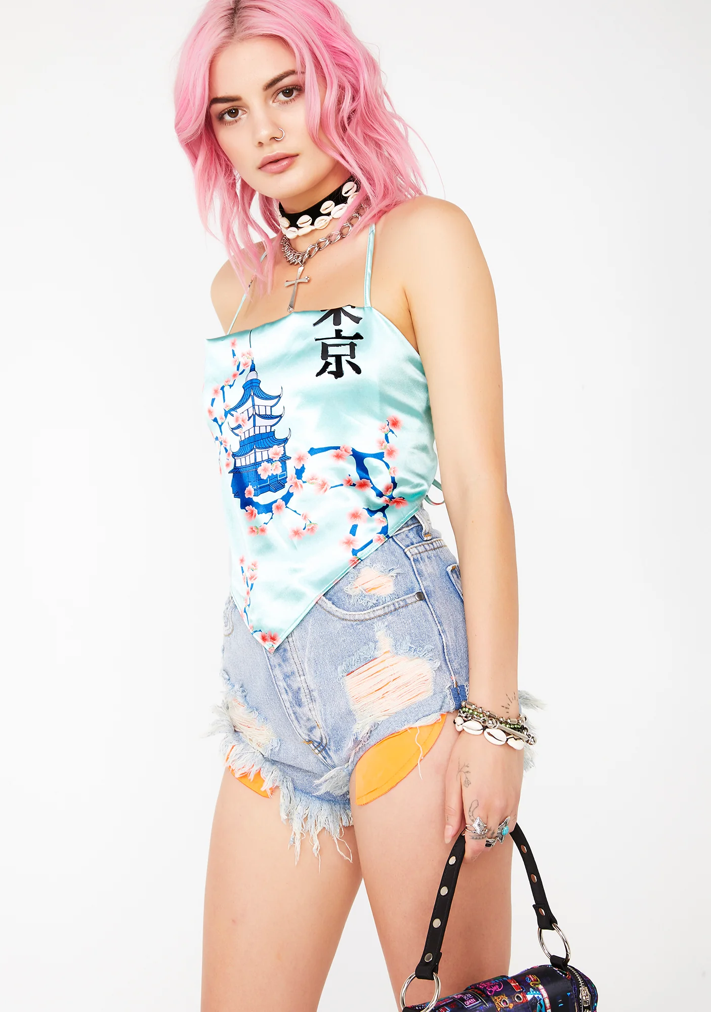 Atomic Drip Denim Shorts - Image 2