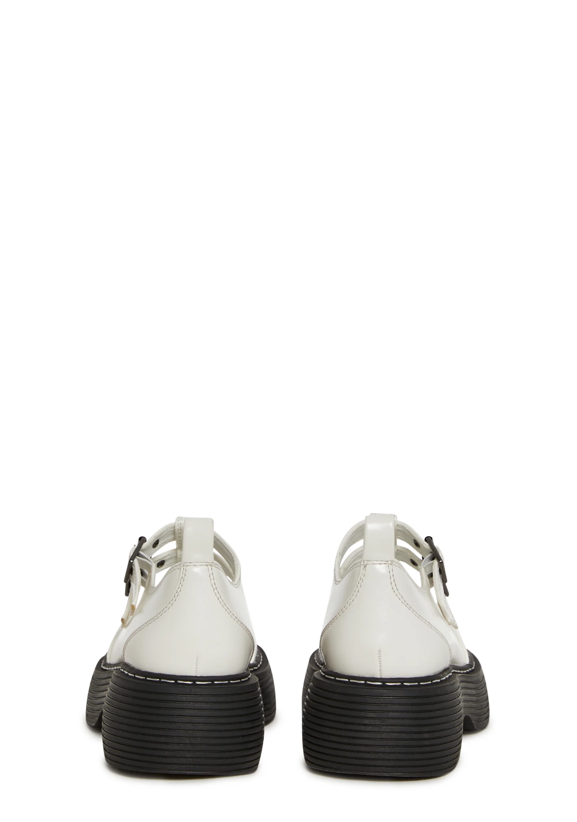 Double Strap Mary Jane - White - Image 4