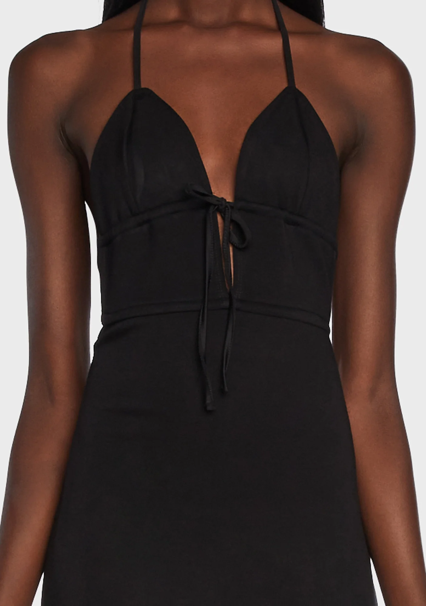 Audree Tie Open Back Mini Dress - Image 5