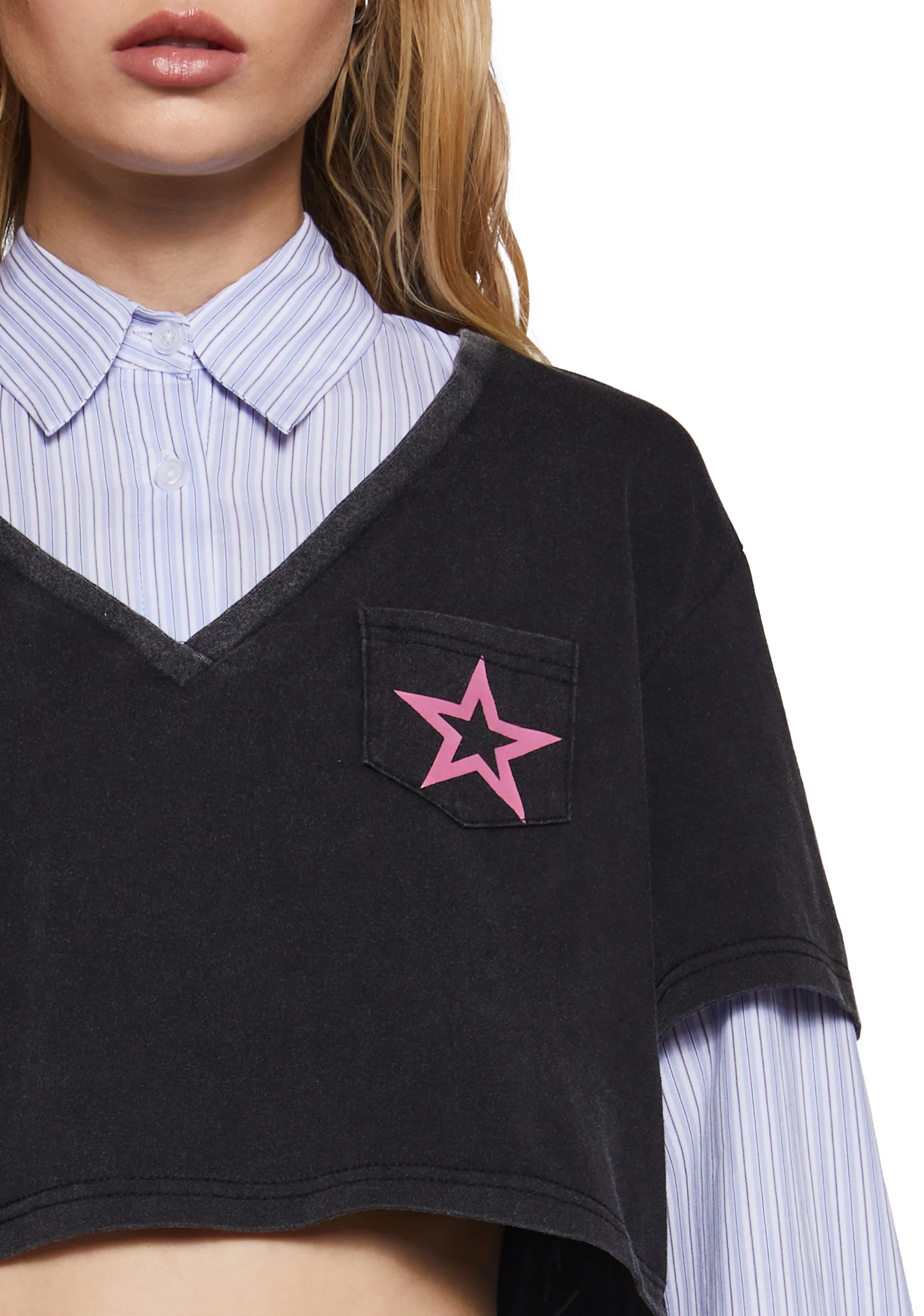 Azure Graphic Long Sleeve Top - Image 5