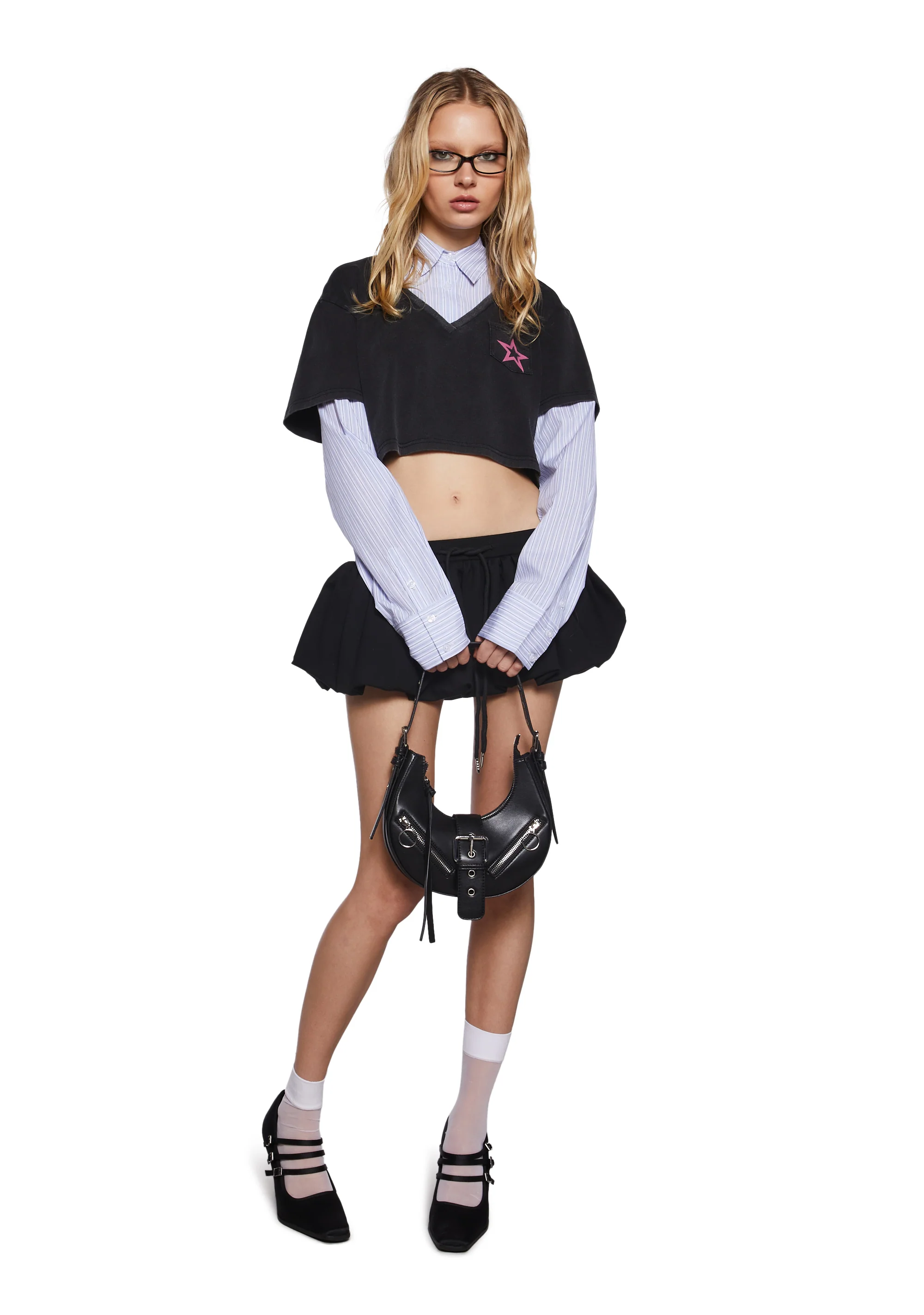 Azure Graphic Long Sleeve Top - Image 6