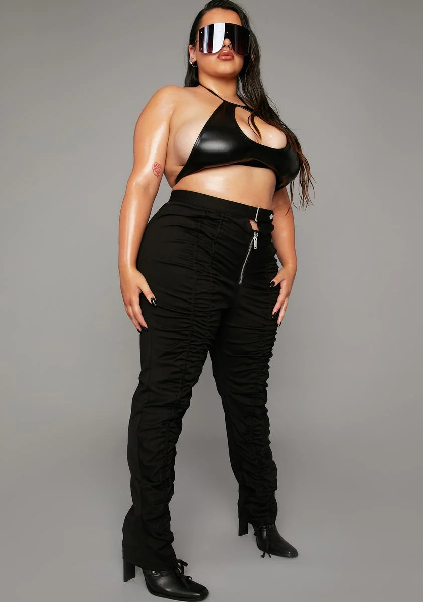Babe Look At Me Now Ruched Pants - Image 2