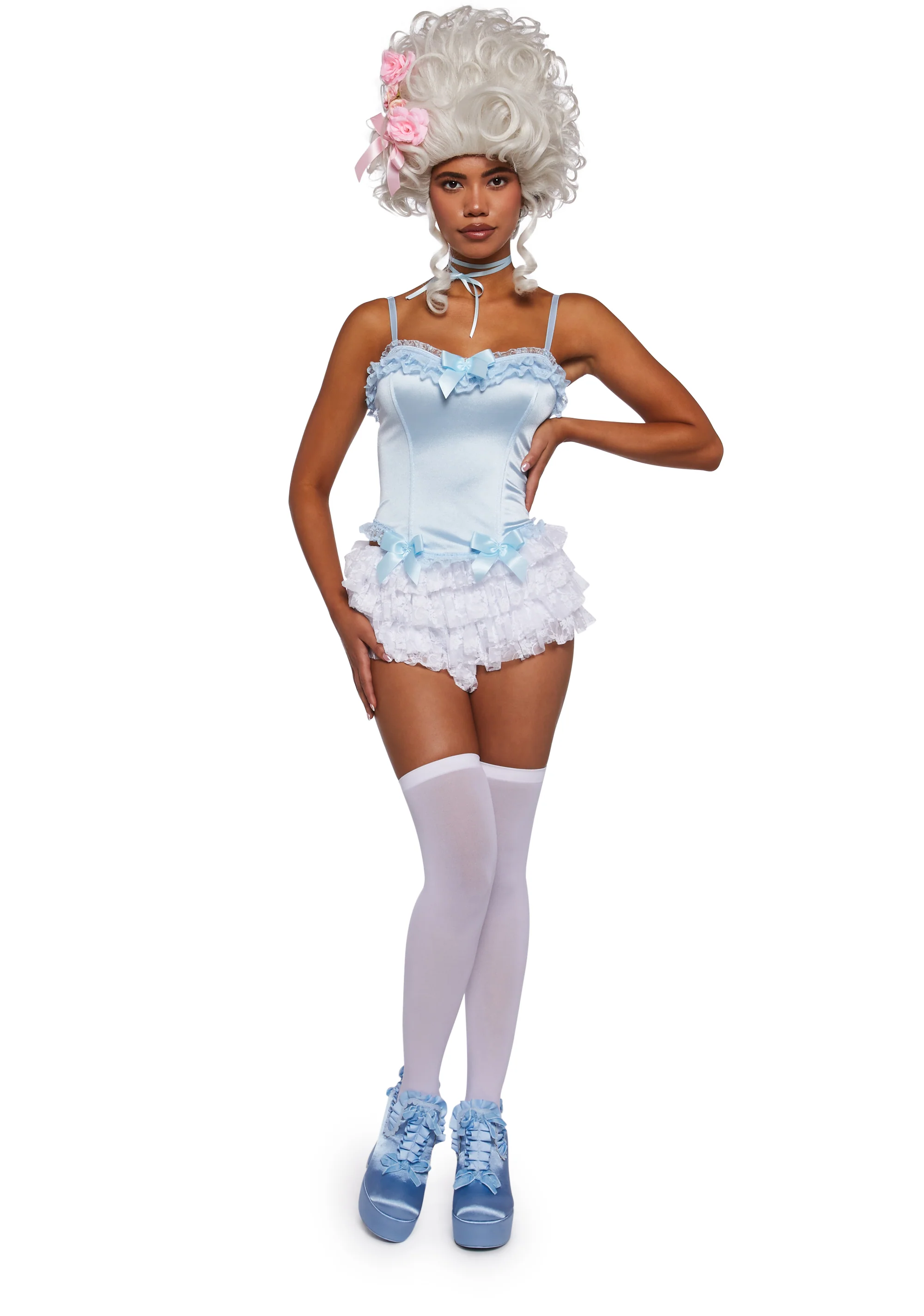 Romantic Age Corset Top - Blue - Image 2