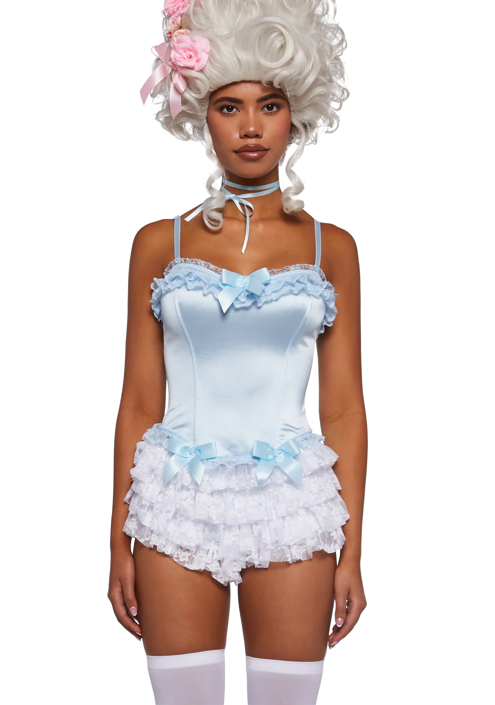 Romantic Age Corset Top - Blue - Image 5