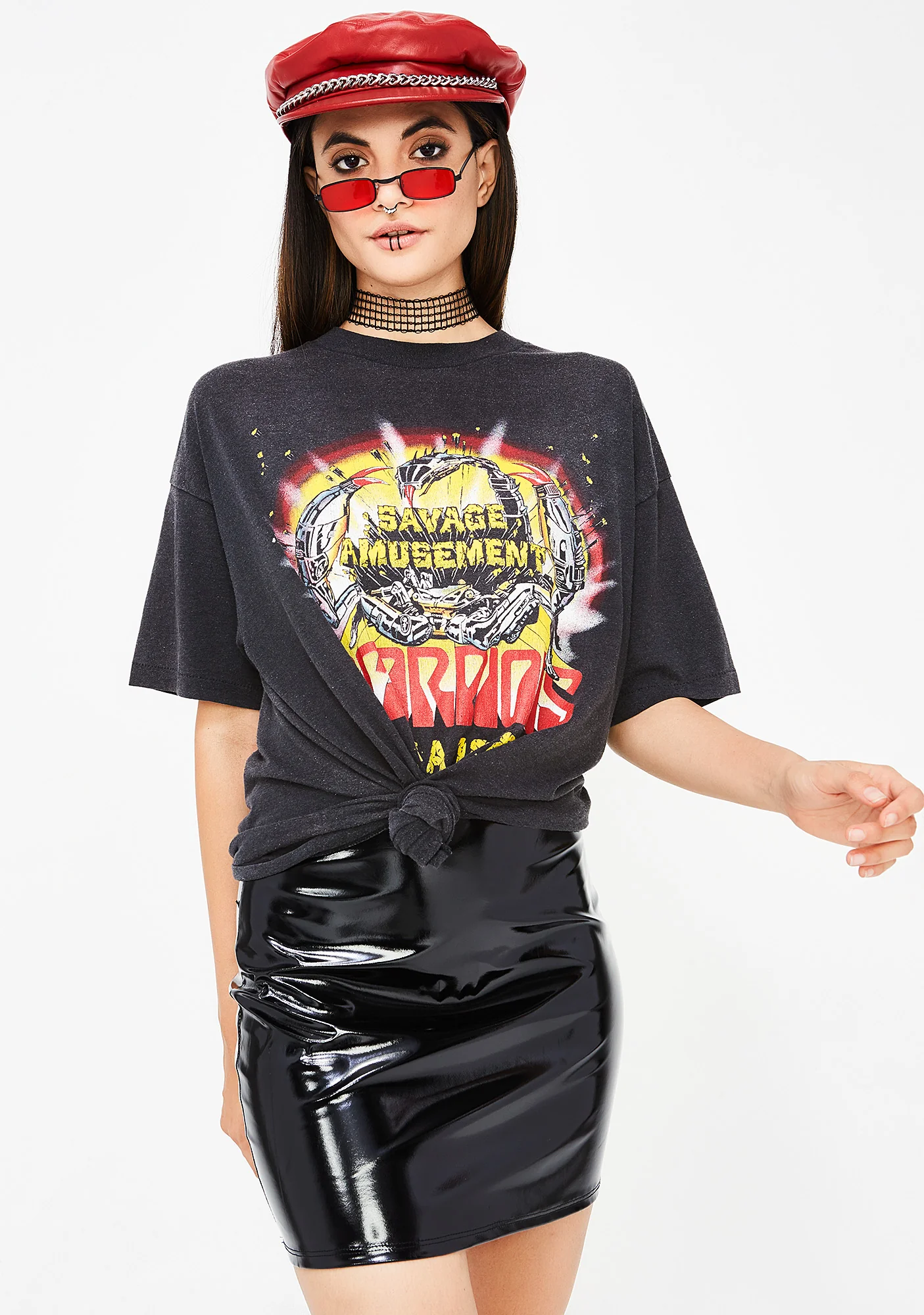 Baby Come Back Vinyl Skirt - Image 2