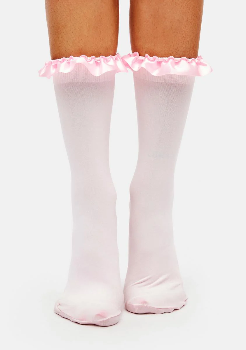 Baby Full Of Sass Ruffle Trim Socks - Image 2