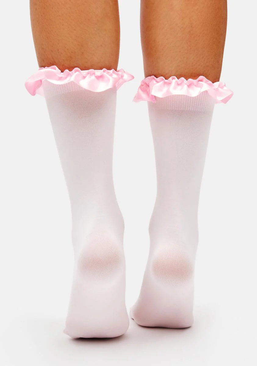 Baby Full Of Sass Ruffle Trim Socks - Image 3