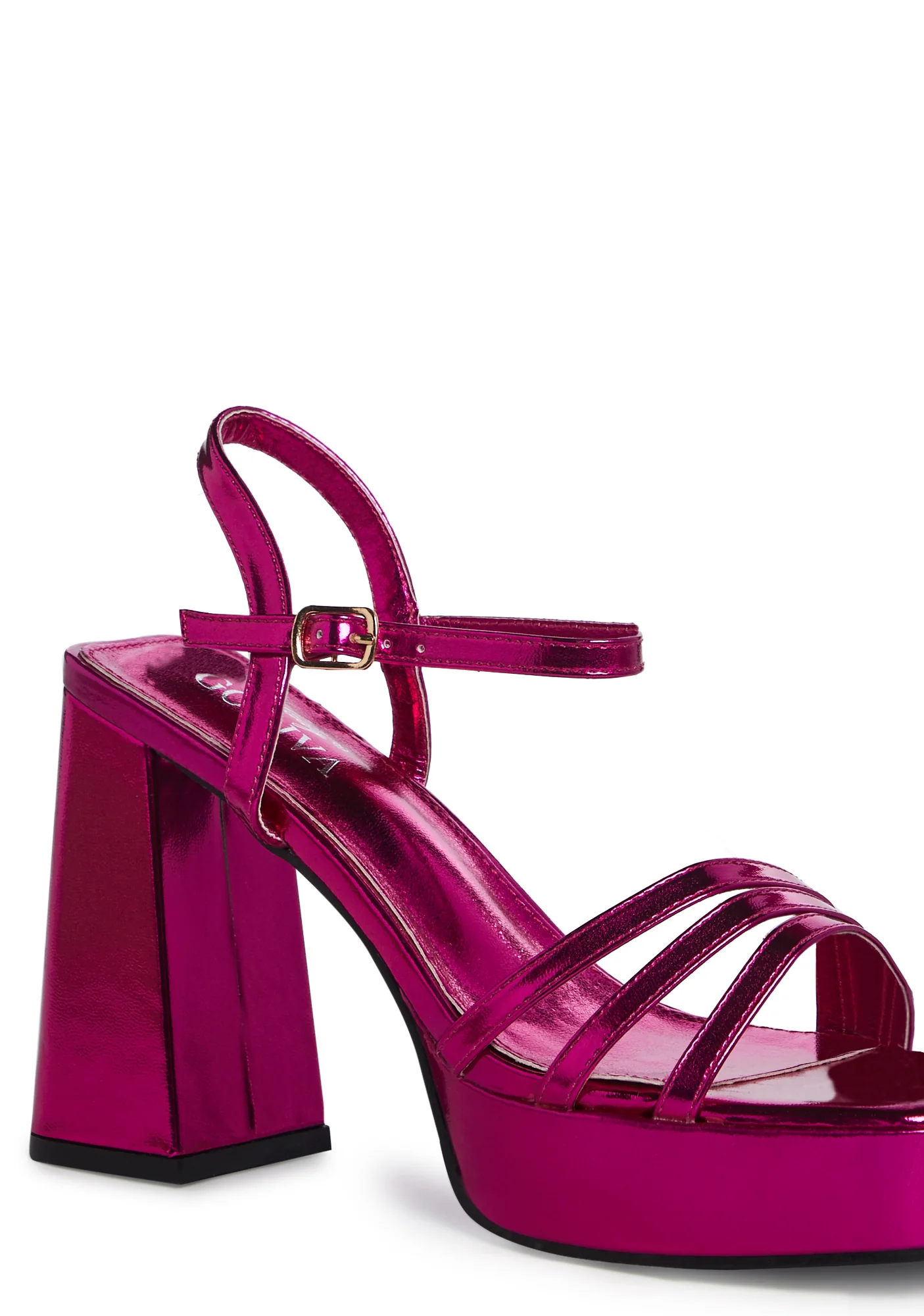 Baby It's You Platform Sandals- Pink - Image 2